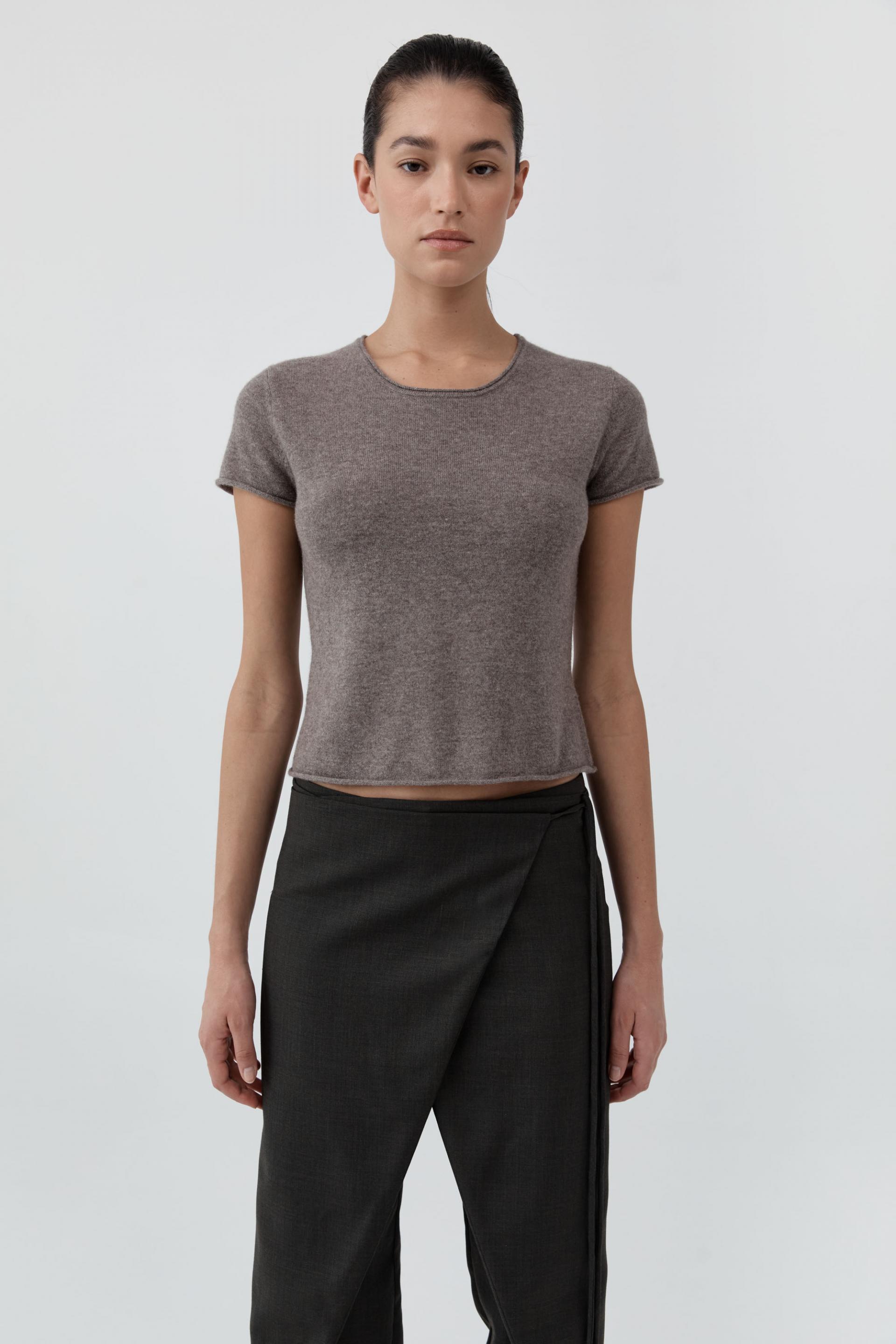 Fine Merino Wool Baby Tee · Vapor