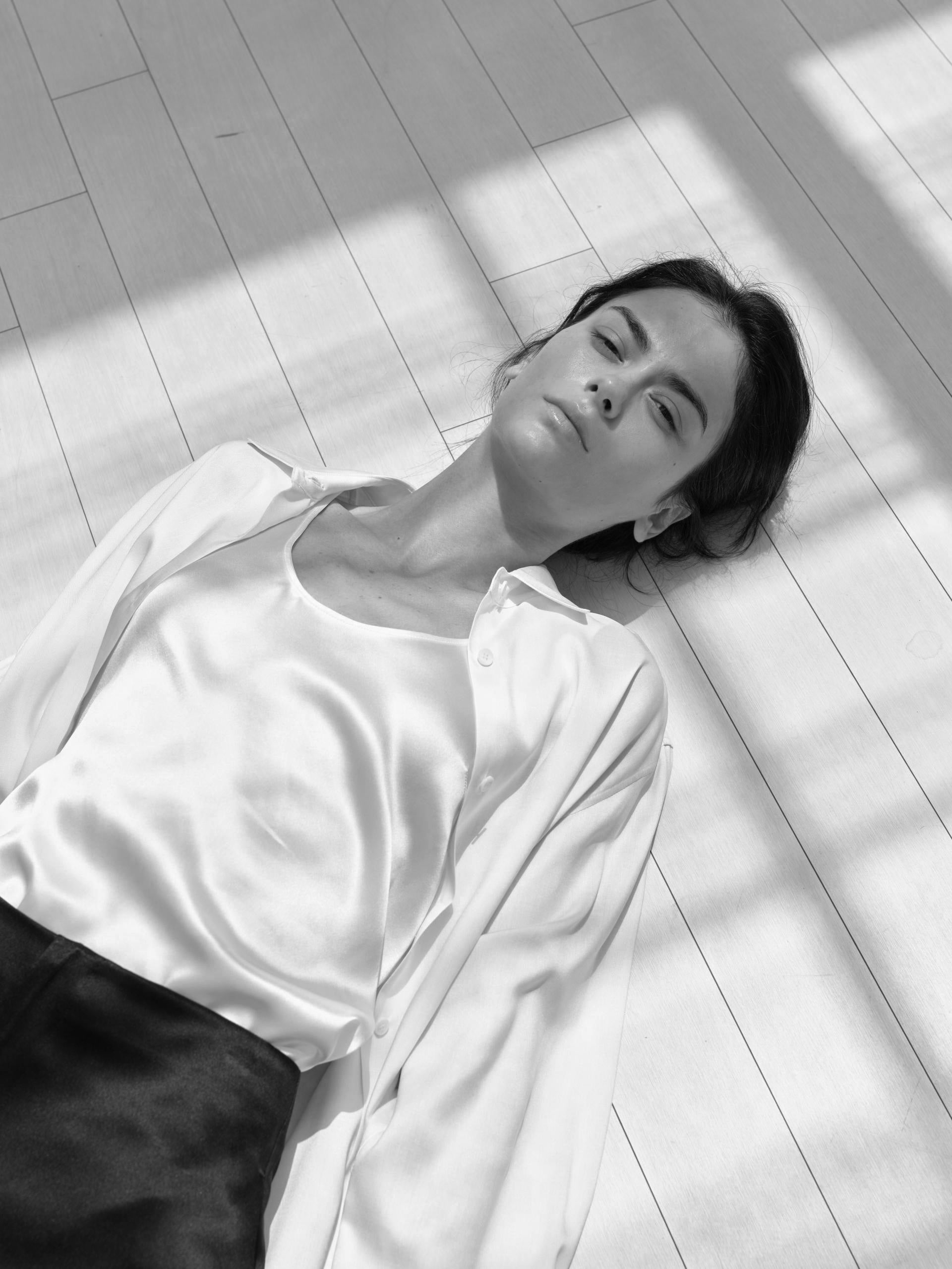 Fuji Silk Shirts · Apricot