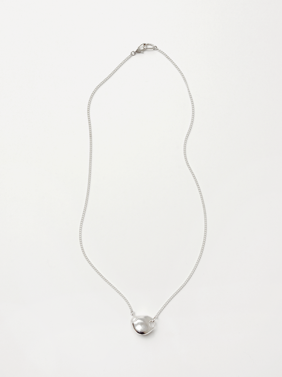 Rough pebble necklace