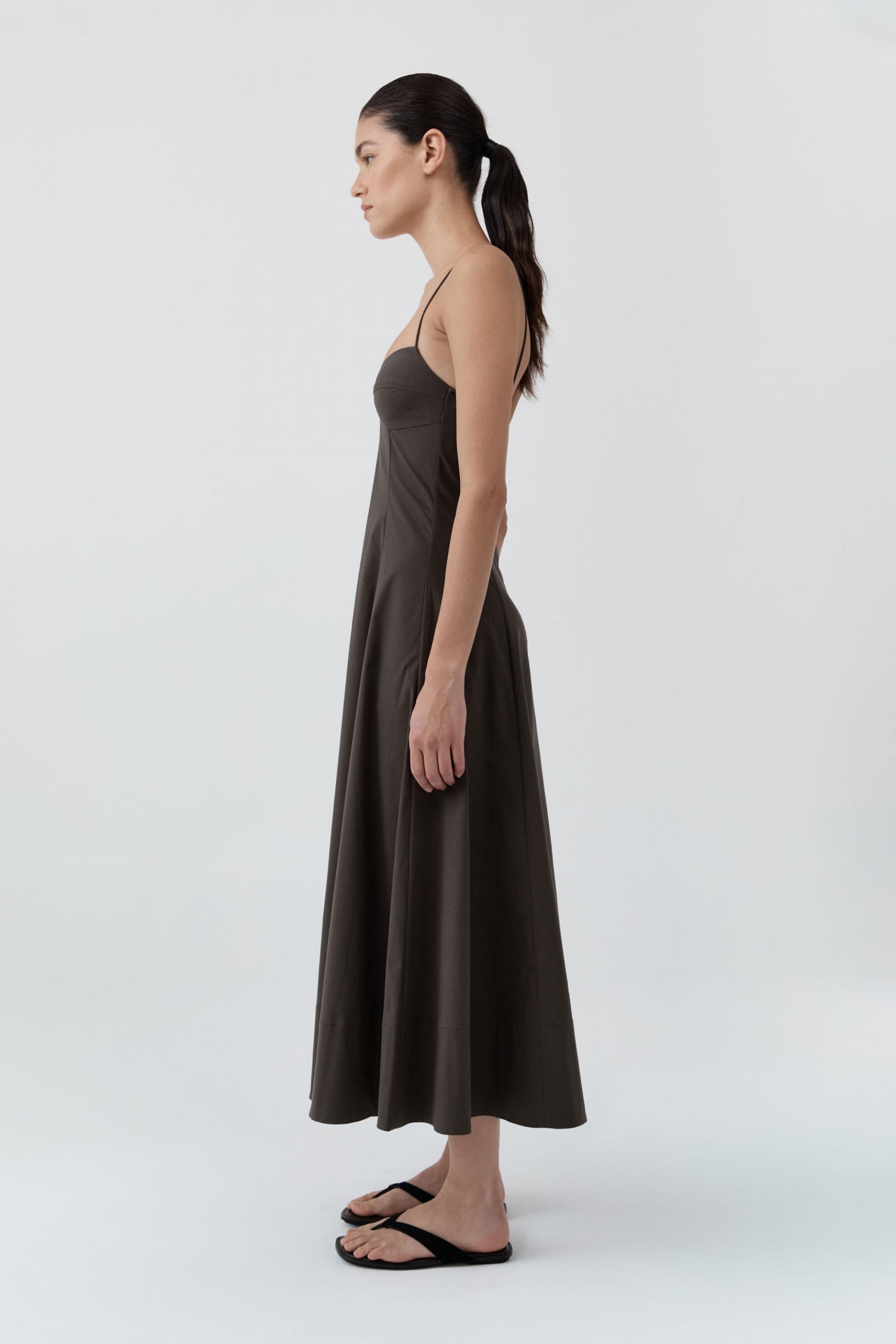 Cami Dress · Wood