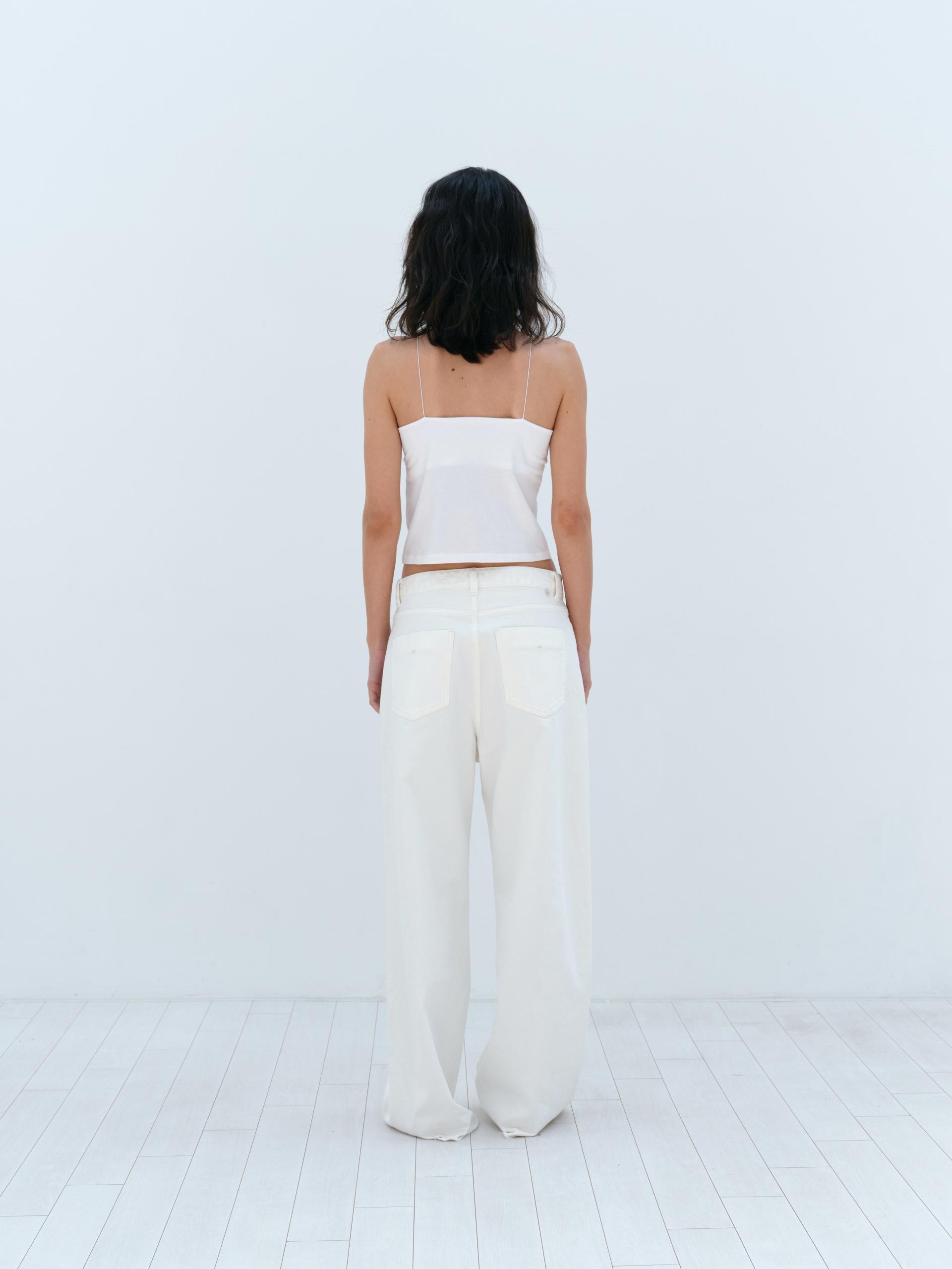 White Low Rise Jean