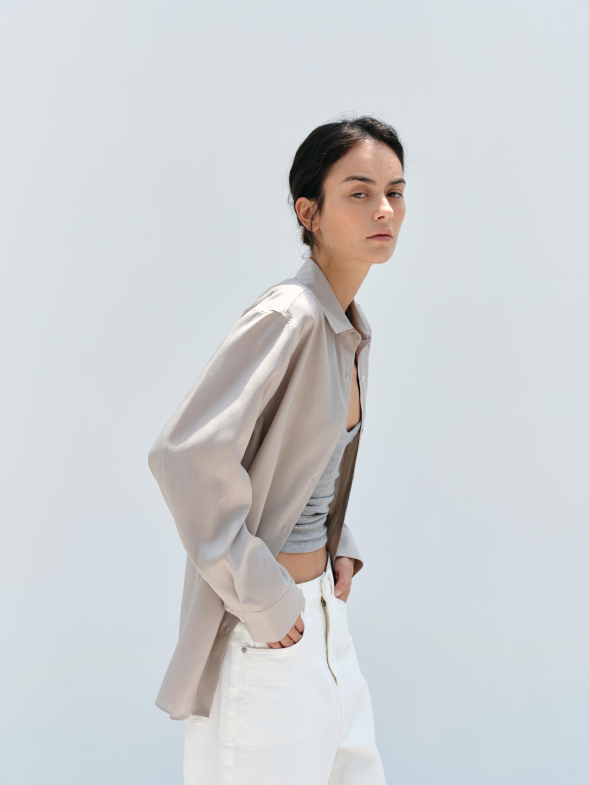 Fuji Silk Shirts · Ash