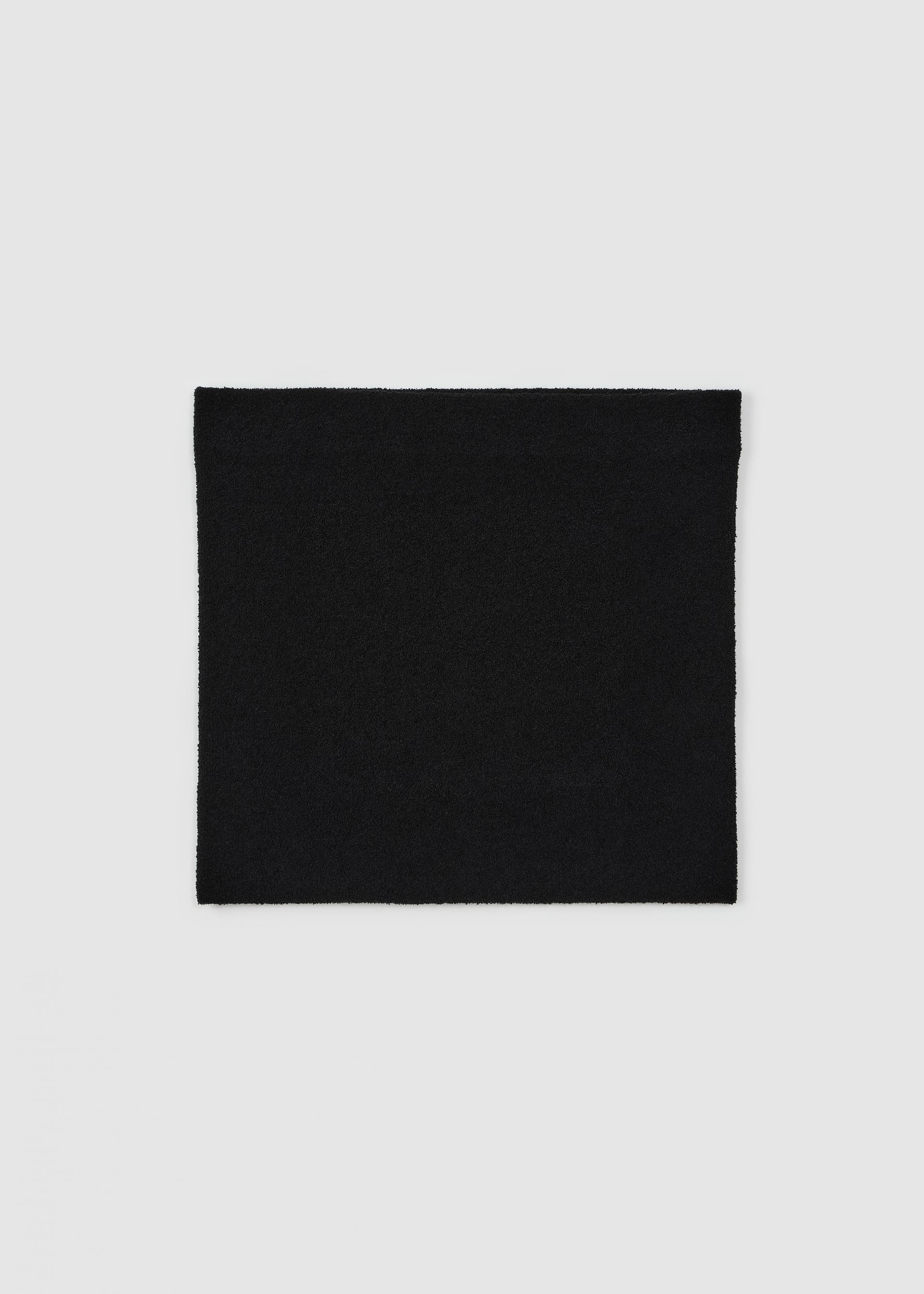 Boucle Knit Bandeau · Black
