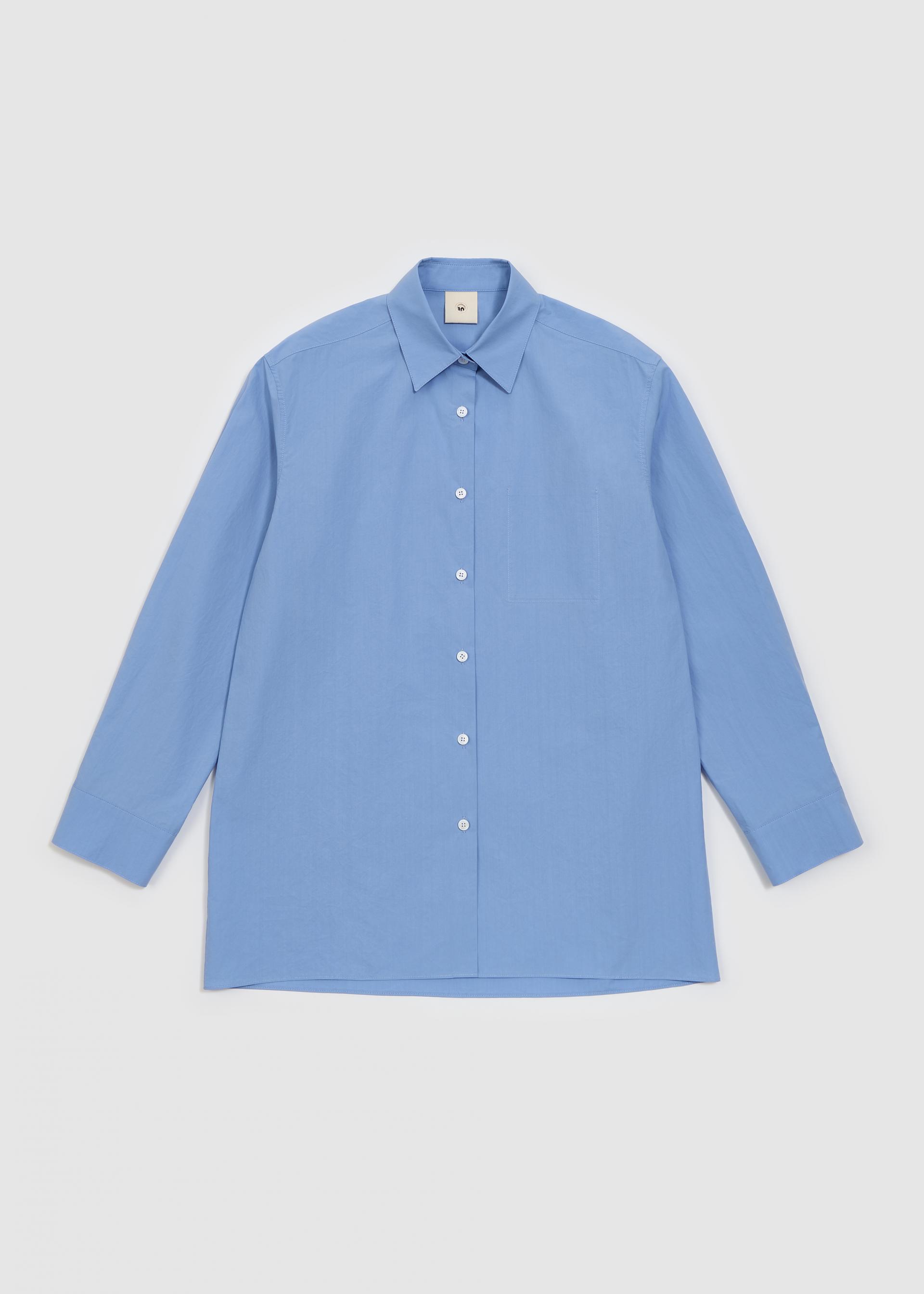 Crisp Cotton Shirts · Cornflower Blue