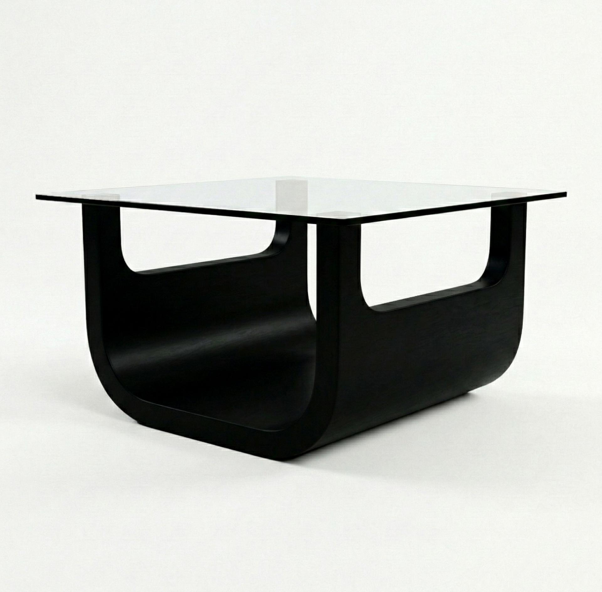 U-Sofa Table · Black