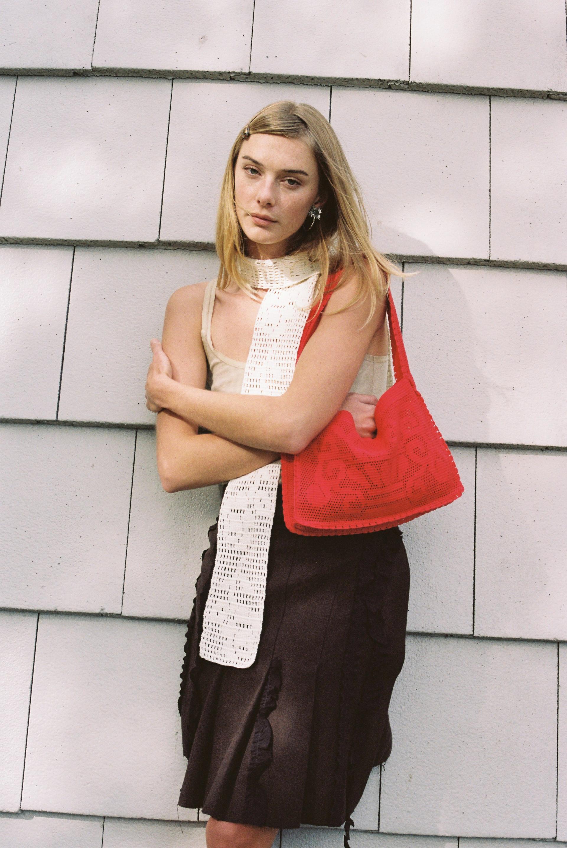 The Fountain Crochet Bag · Ruby
