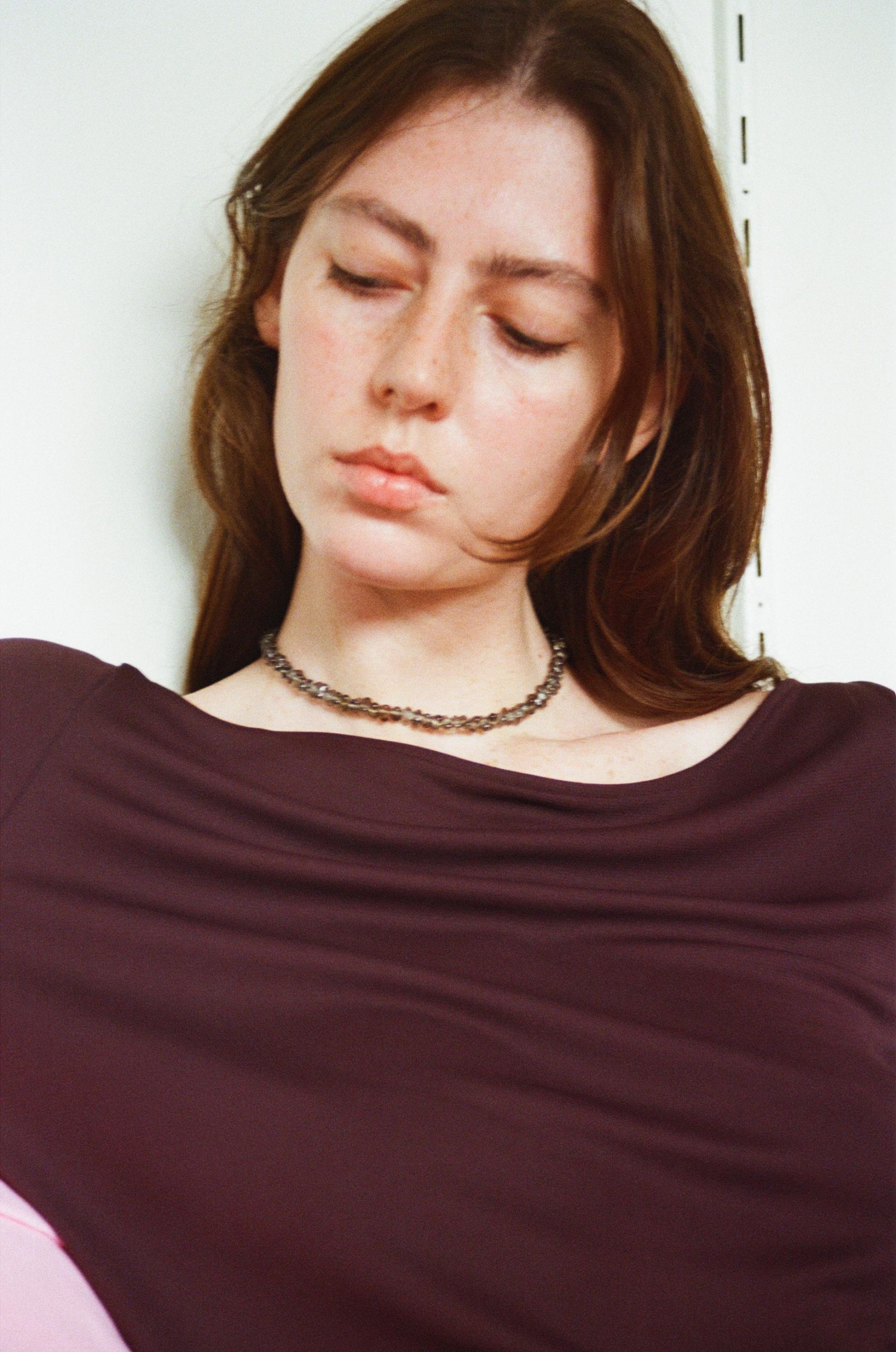 Caillou necklace · Grey
