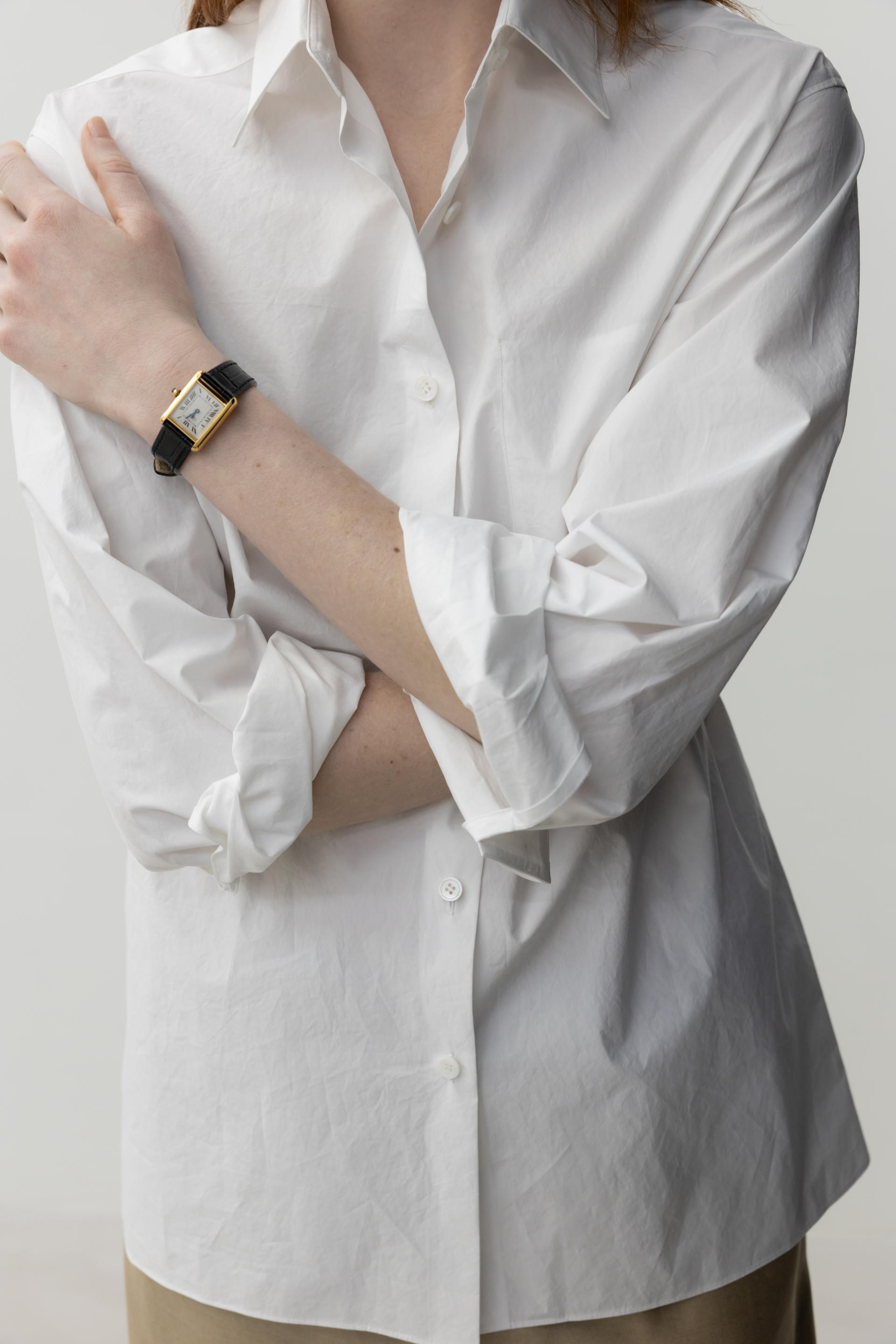Crisp Cotton Shirts · White
