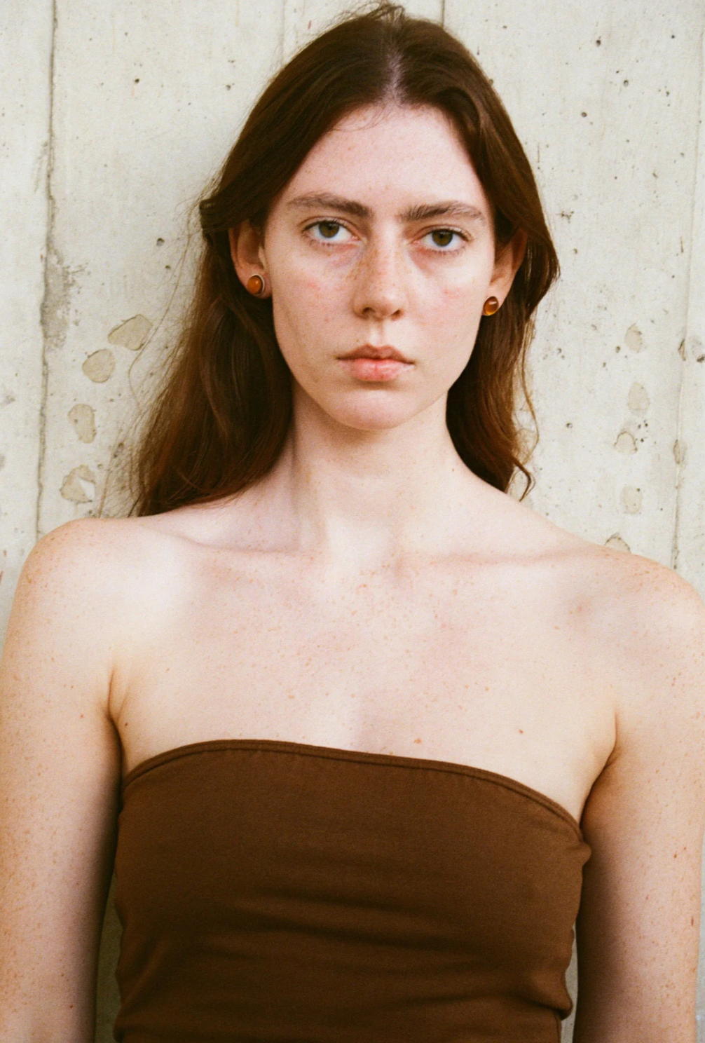 Mam earrings · Amber