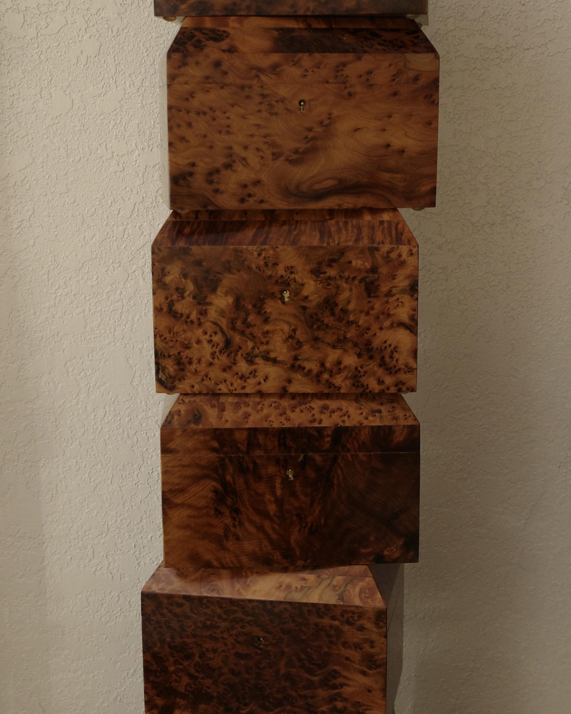 Thuya Burl Wood Box · Rectangle
