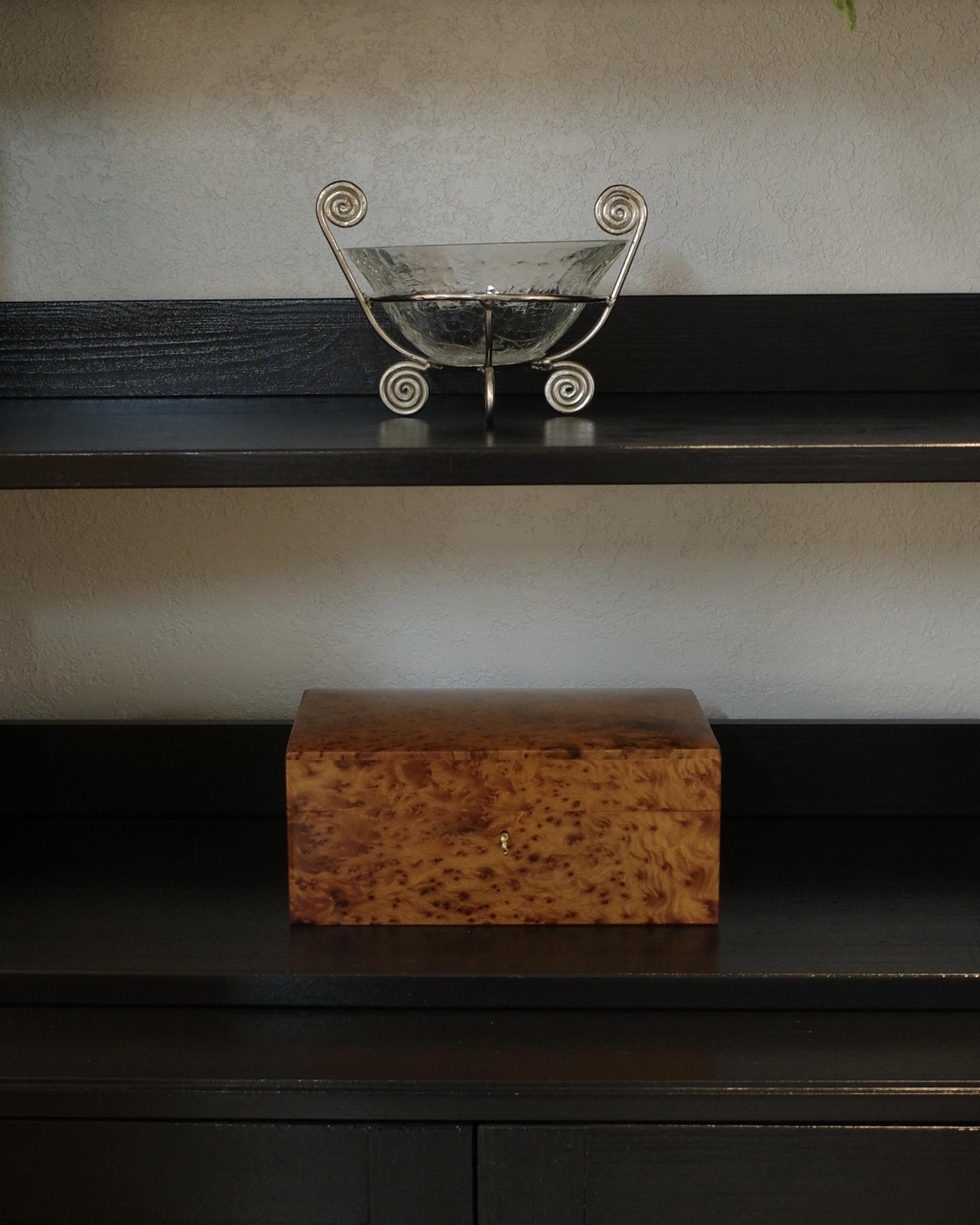 Thuya Burl Wood Box · Rectangle