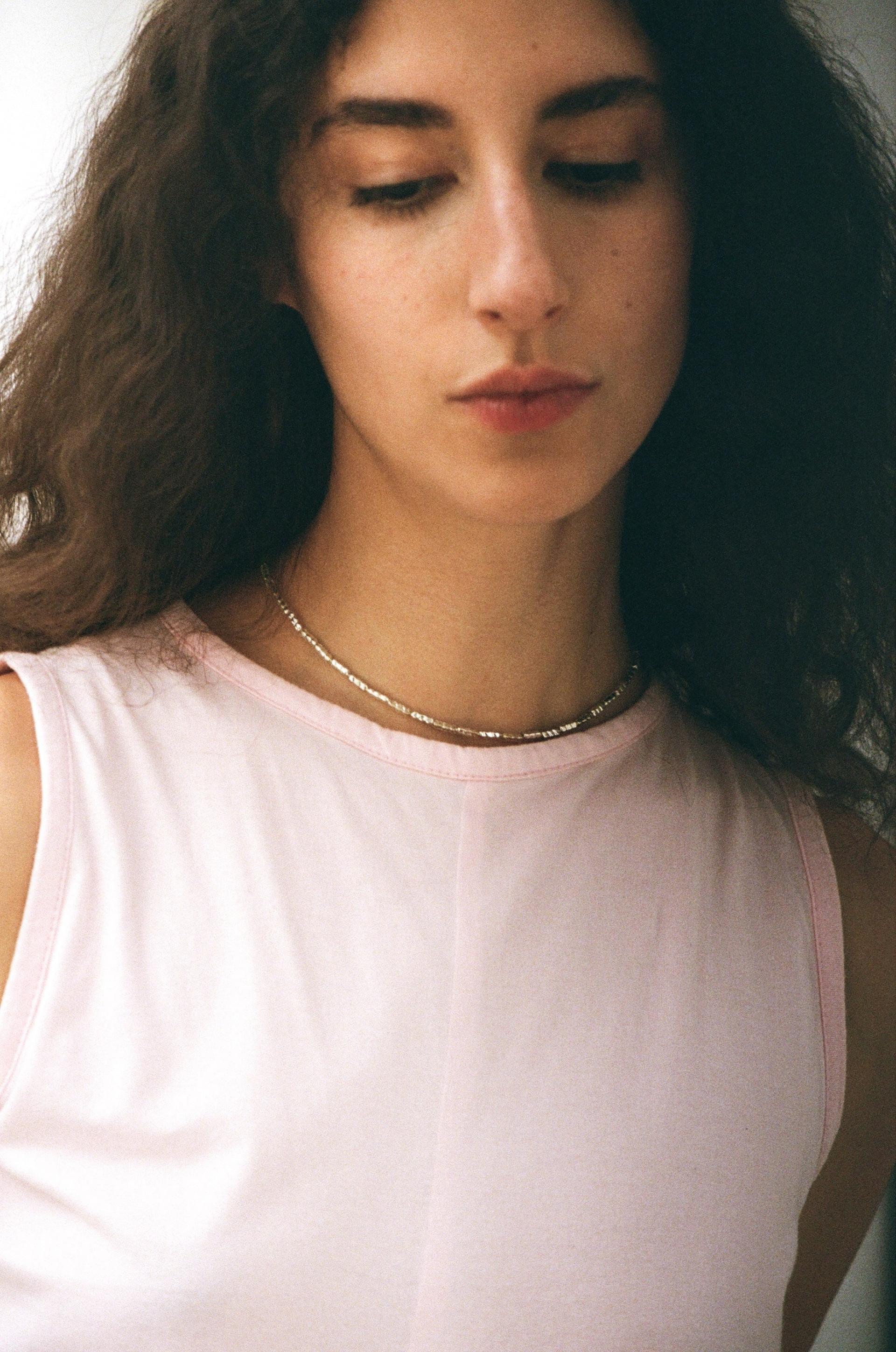 Pave necklace · Silver