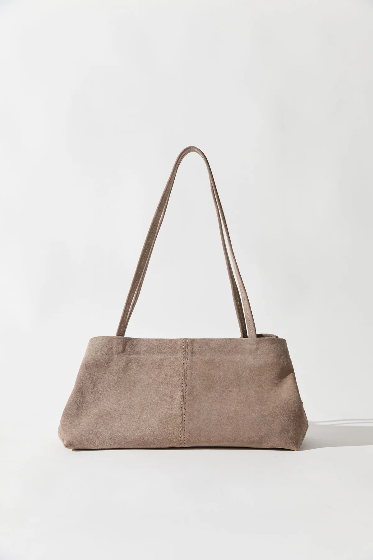 Suede Origami Tote ·Almond