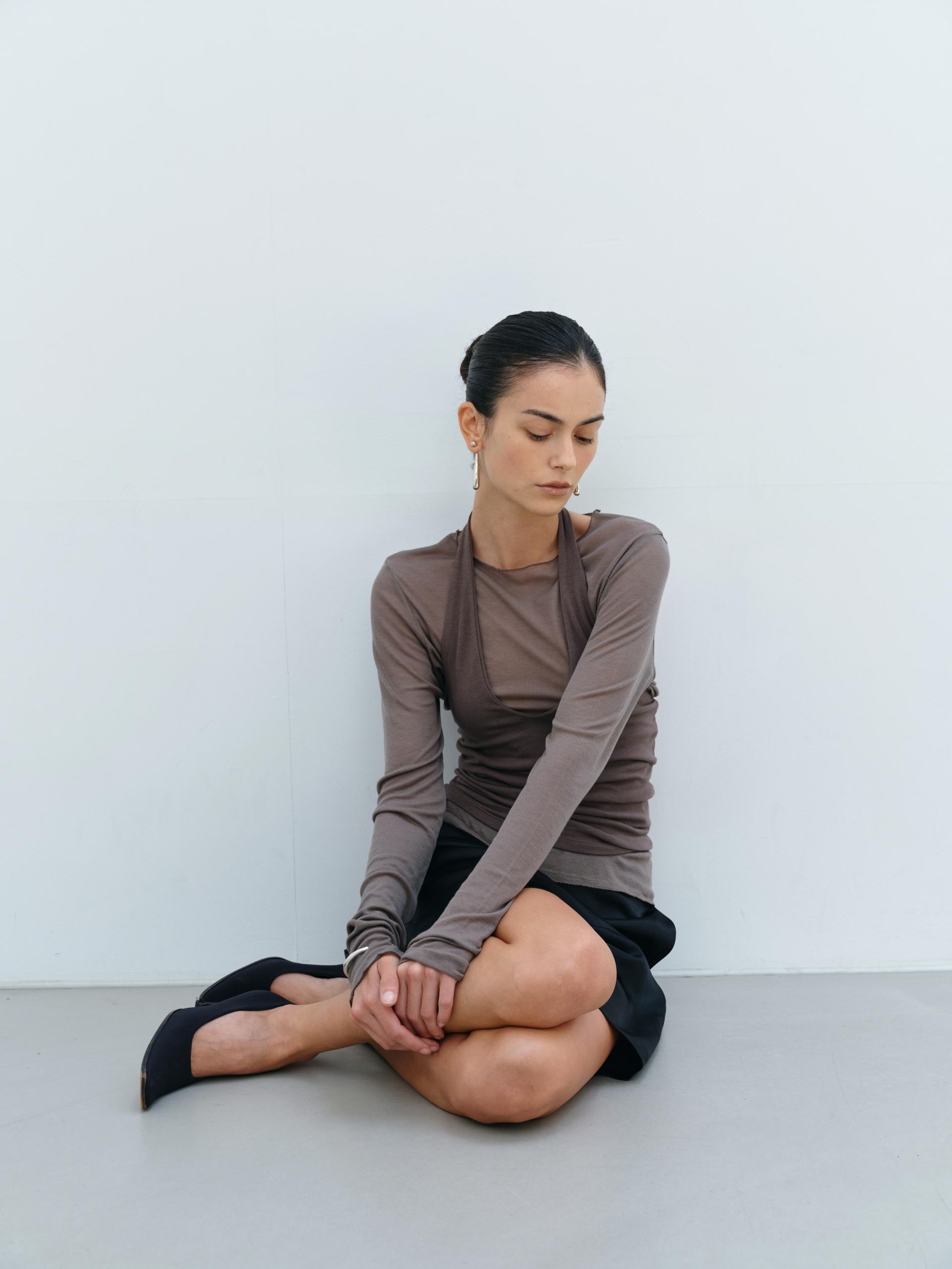 Tencel Long Sleeve · Taupe
