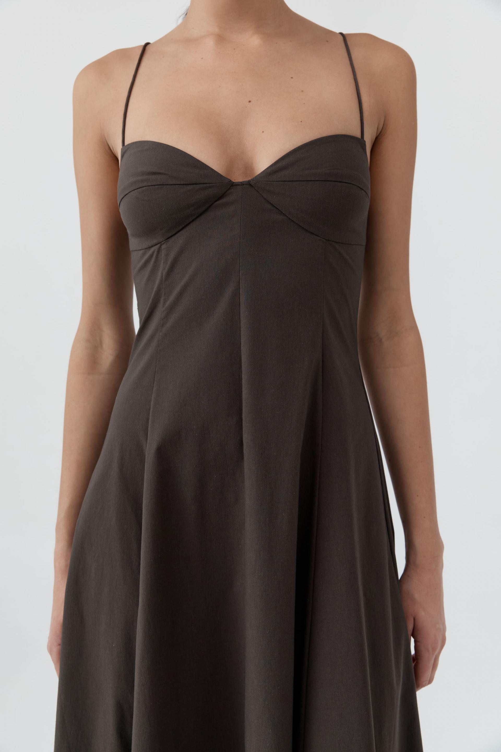 Cami Dress · Wood
