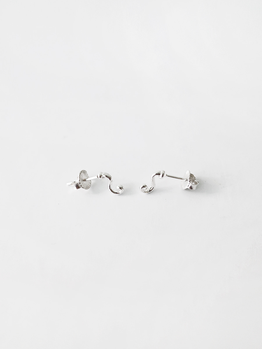 S whisper earrings