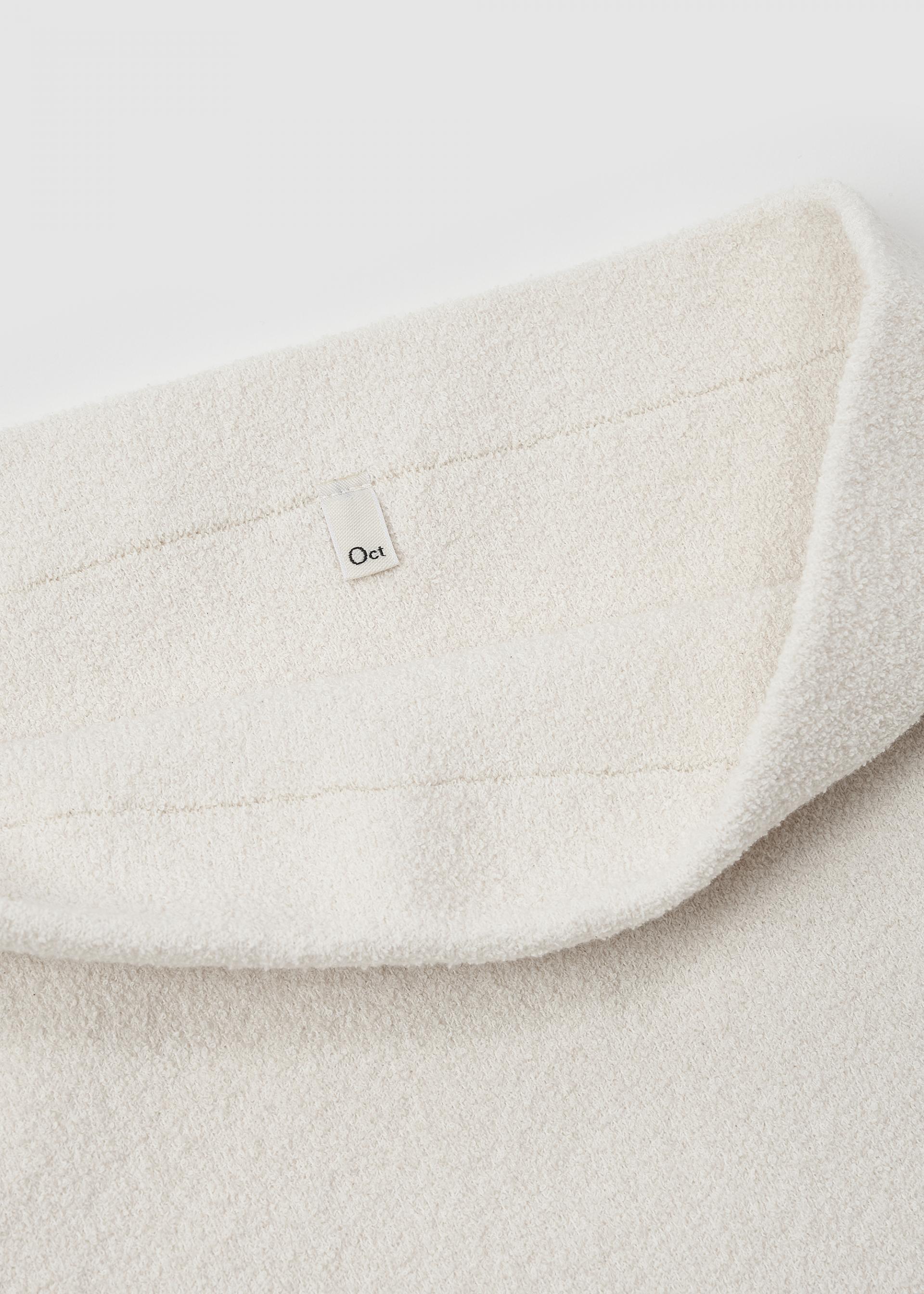 Boucle Knit Bandeau · Cream