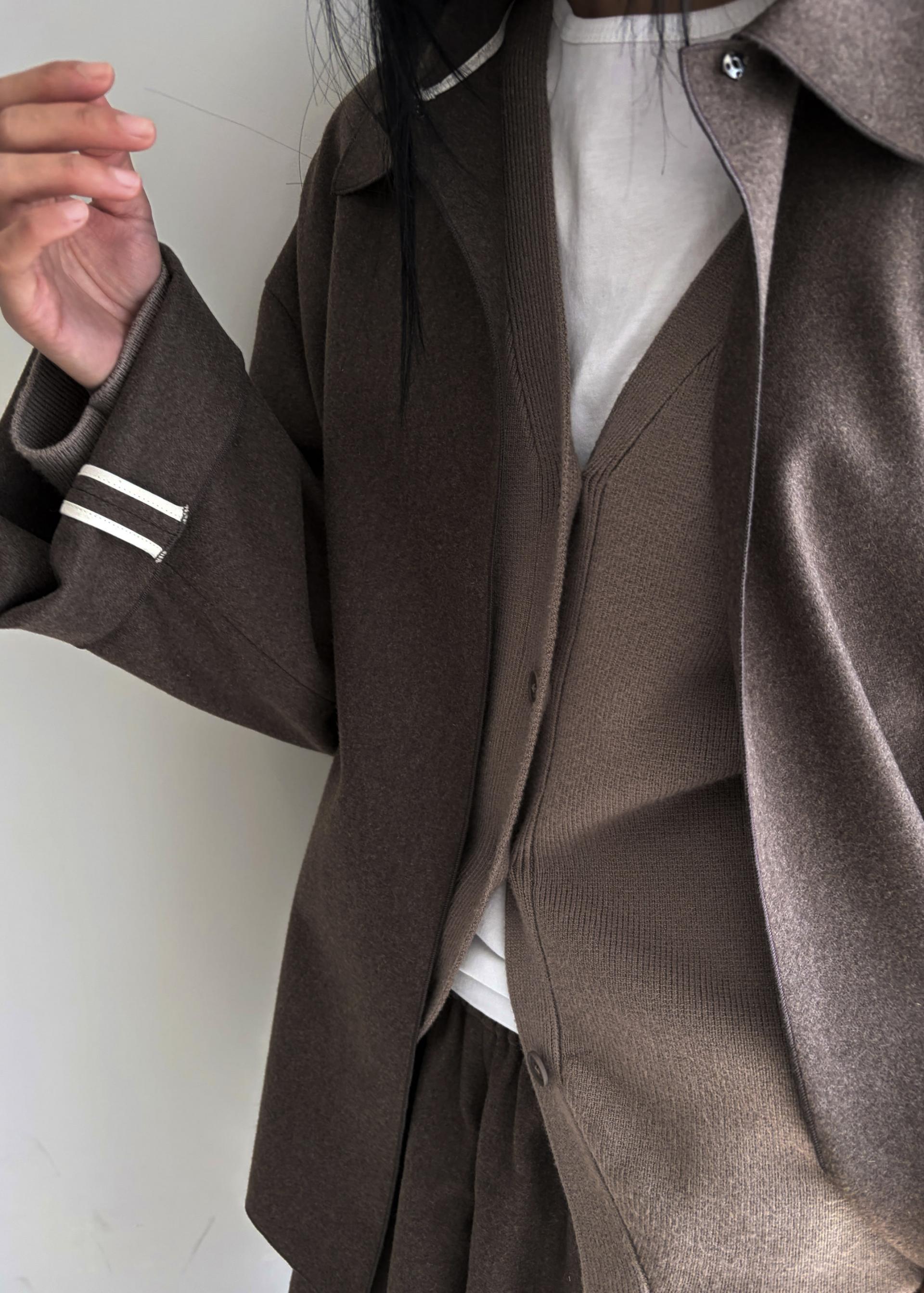 Flannel Jacket · Brown