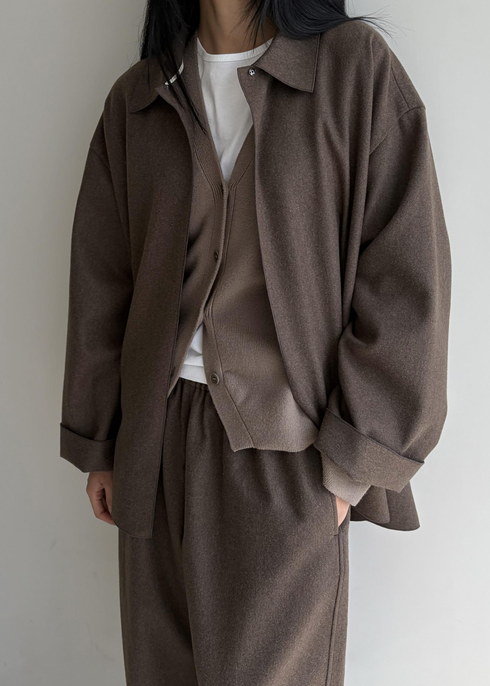 Flannel Jacket · Brown