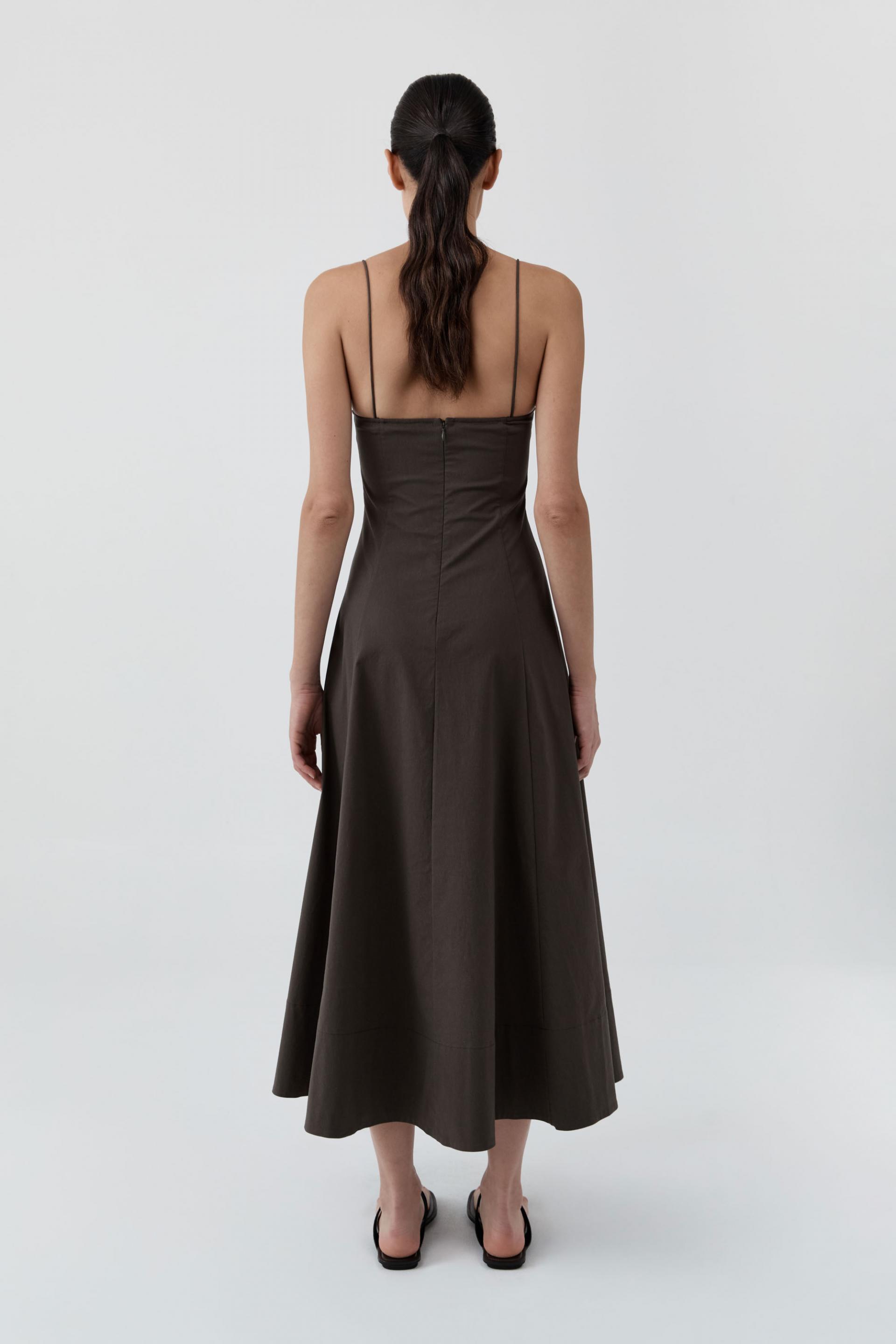 Cami Dress · Wood