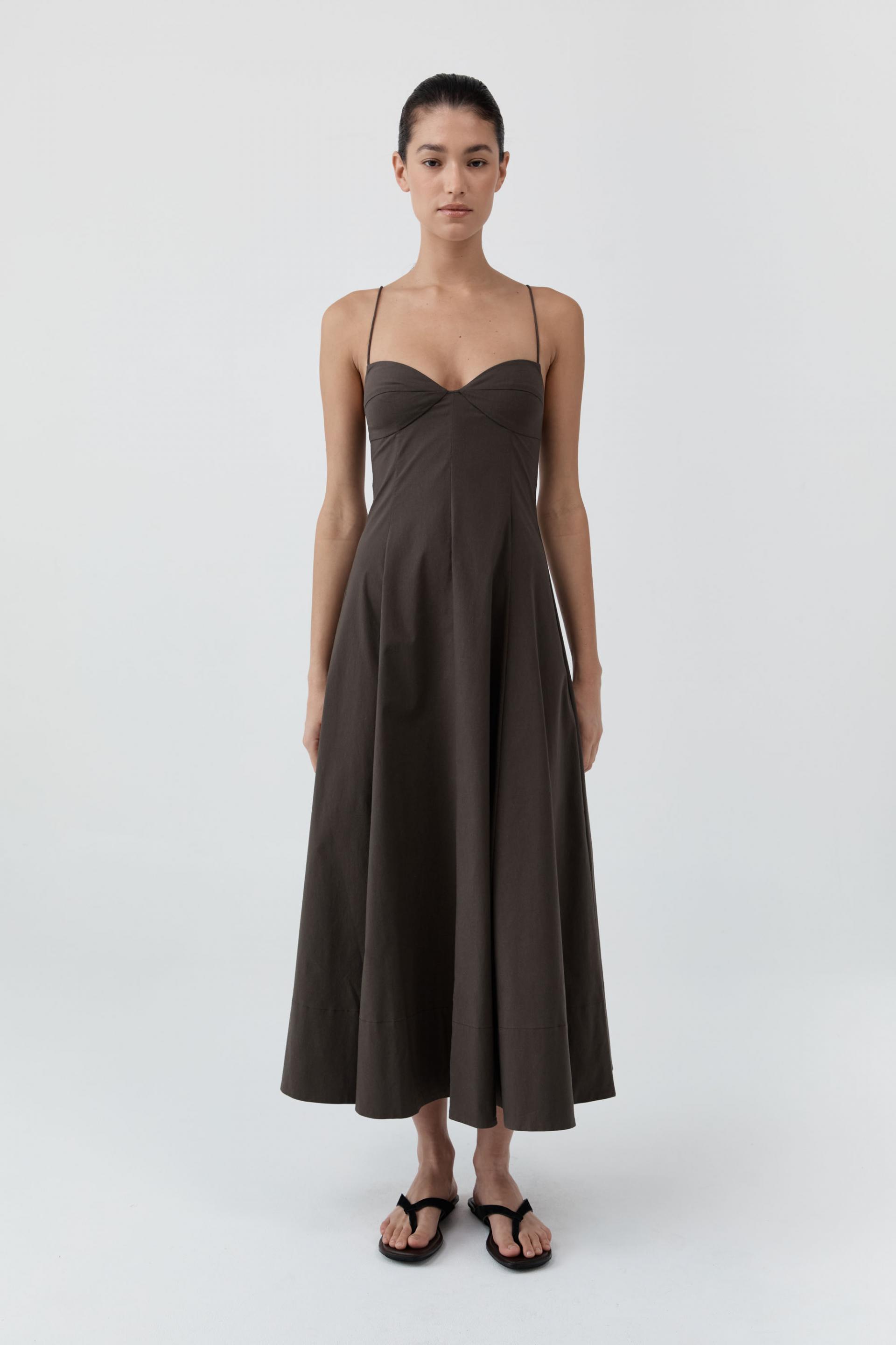 Cami Dress · Wood