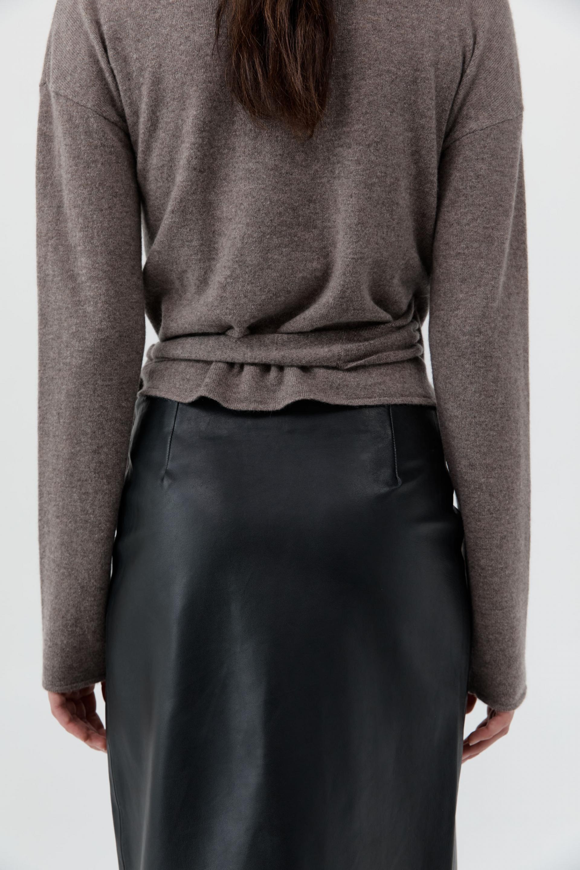 Cashmere Wrap Cardigan · Vapor