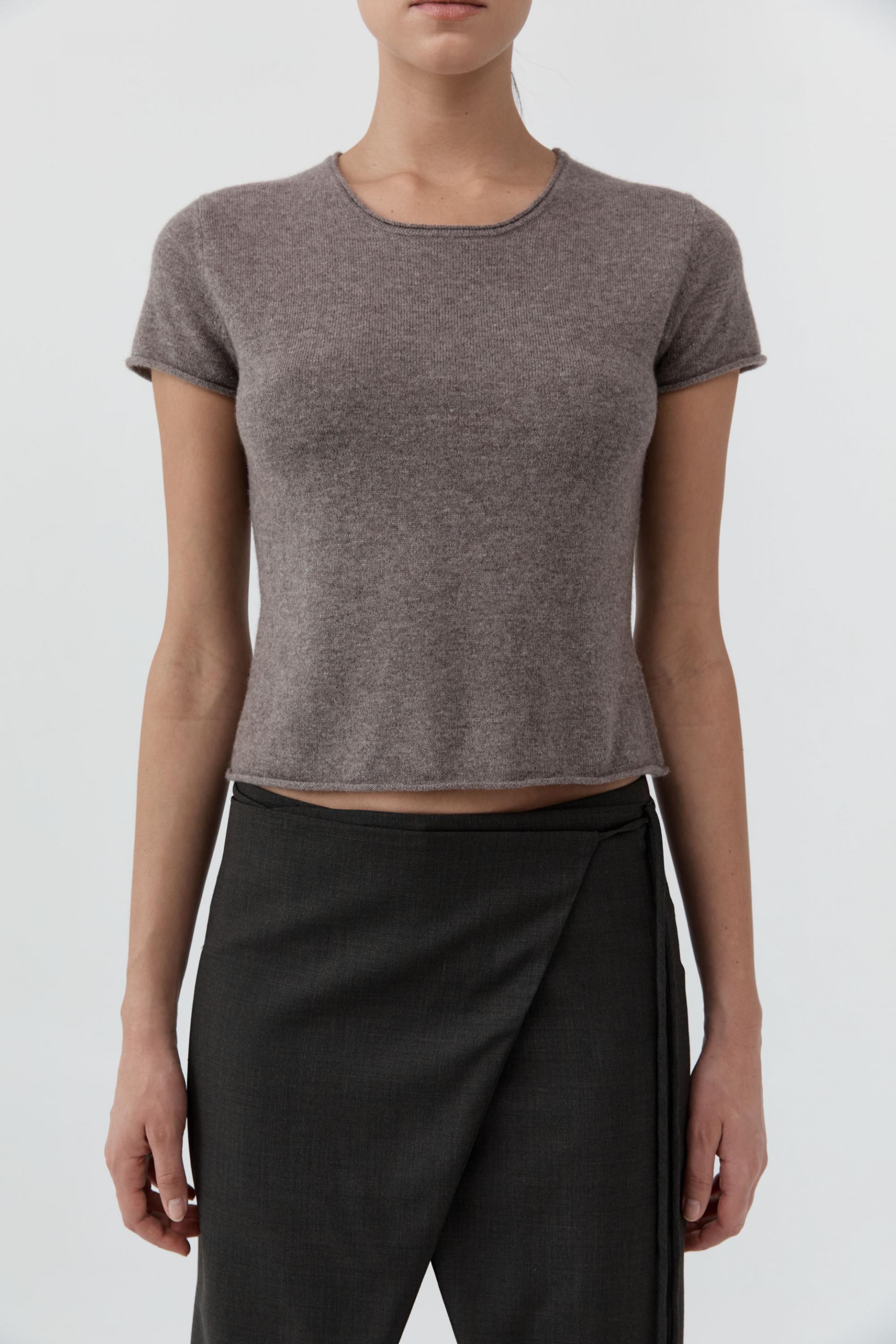 Fine Merino Wool Baby Tee · Vapor