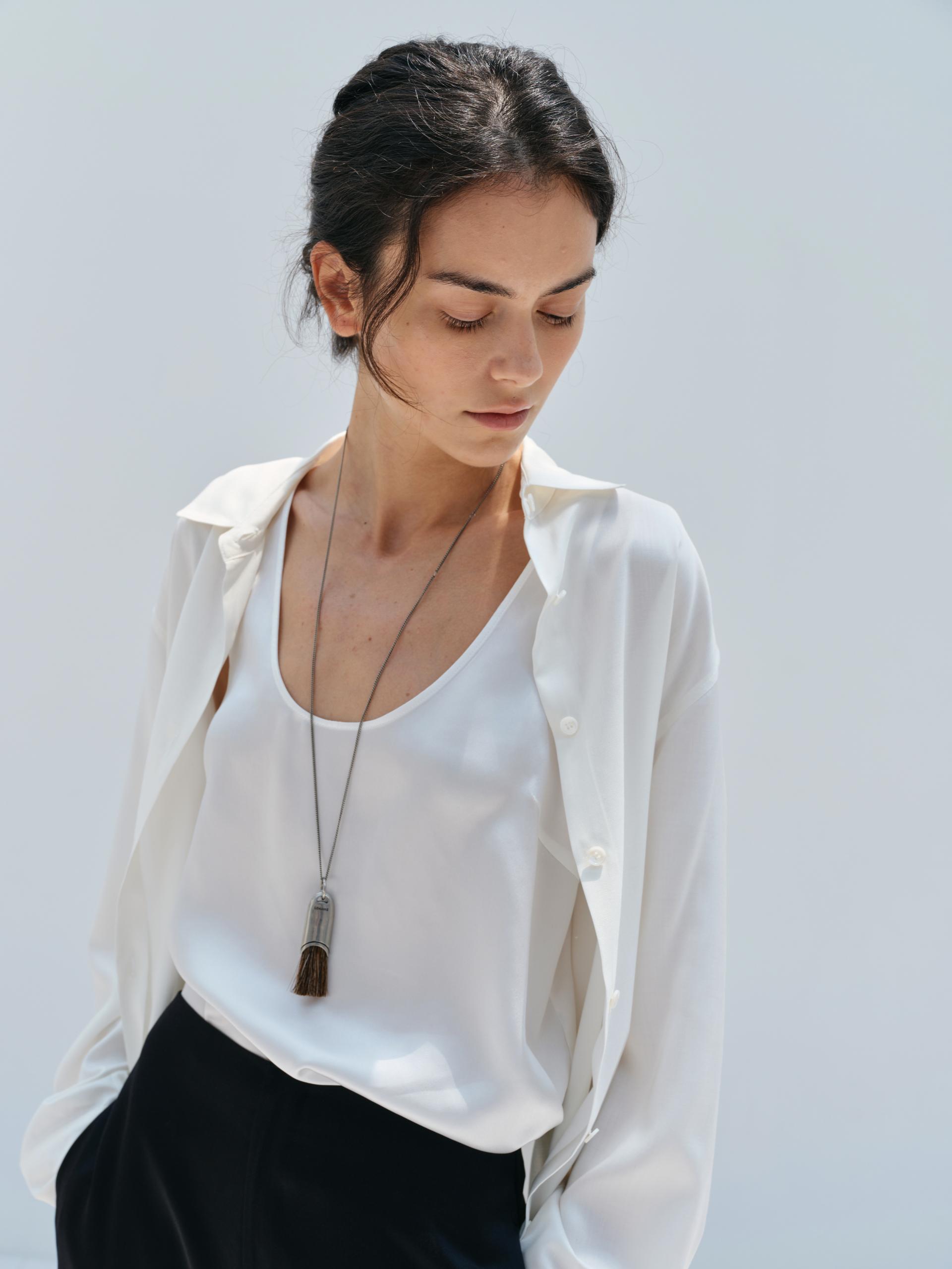 Fuji Silk Shirts · Milk