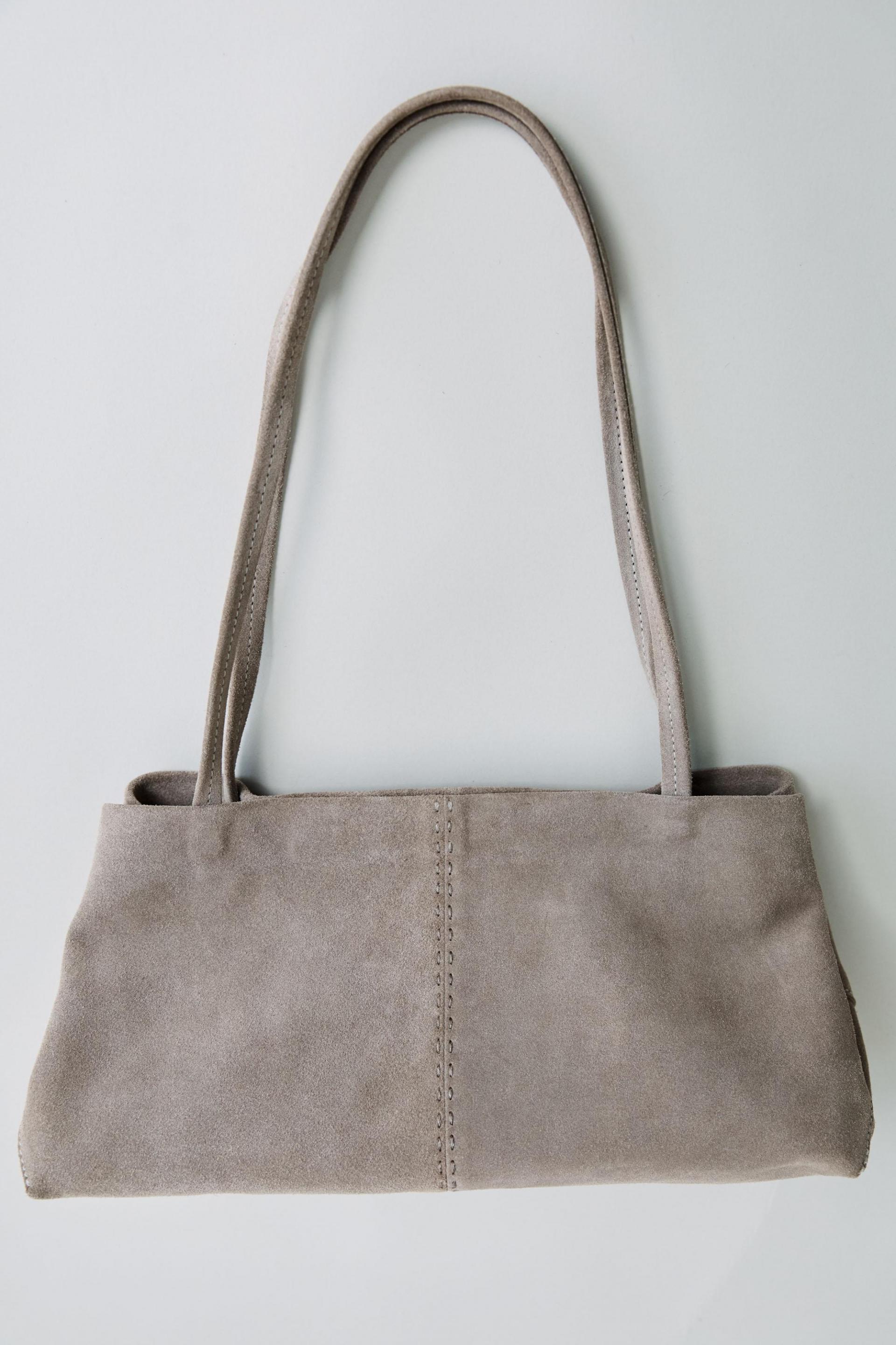 Suede Origami Tote ·Almond