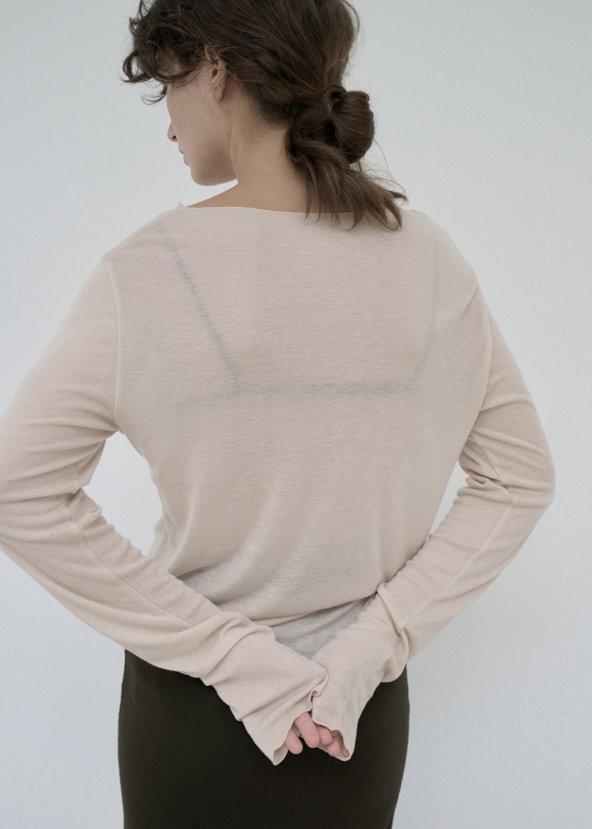 Tencel Long Sleeve · Nude