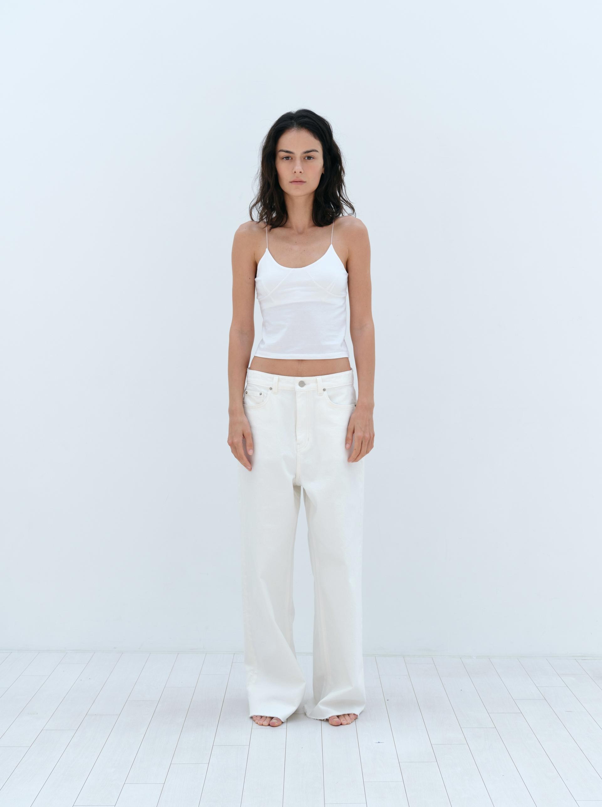 White Low Rise Jean