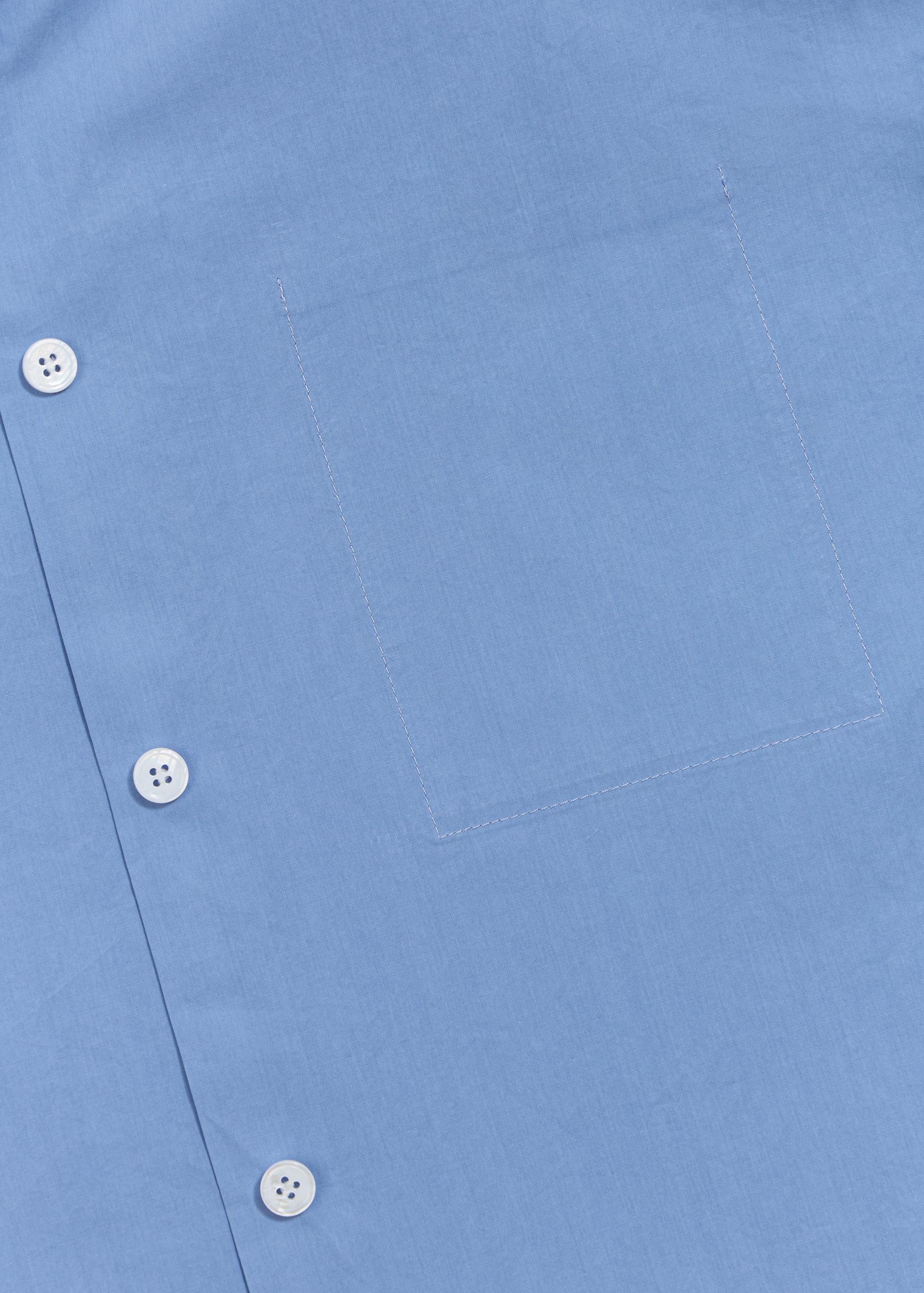 Crisp Cotton Shirts · Cornflower Blue