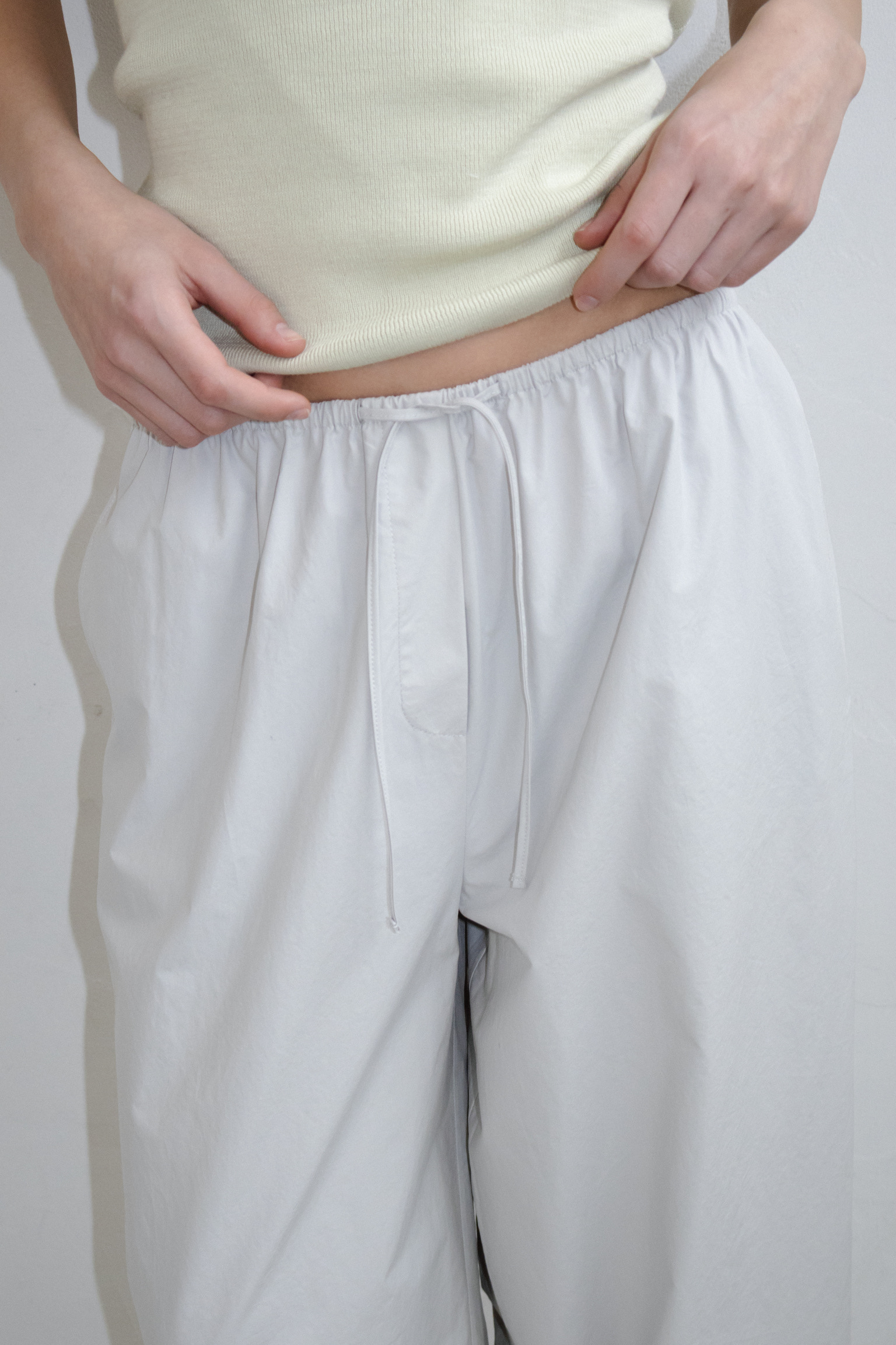Lightly Cotton Pants · Grey