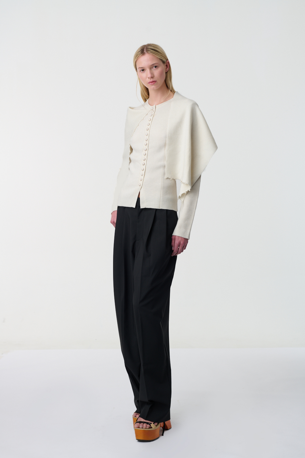 Rooni Shawl Cardigan · Ivory