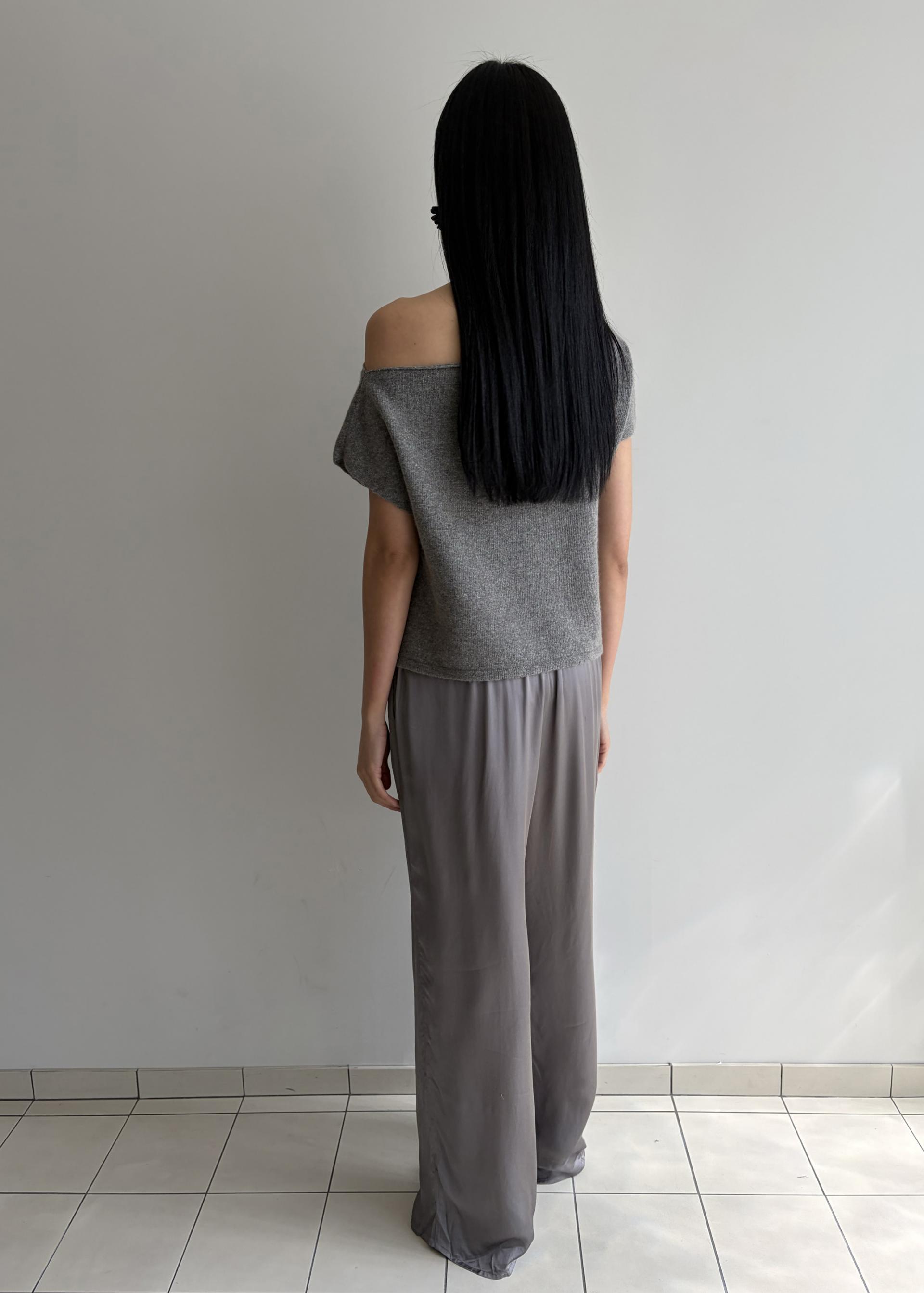 Mink Asymmetric Top · Charcoal