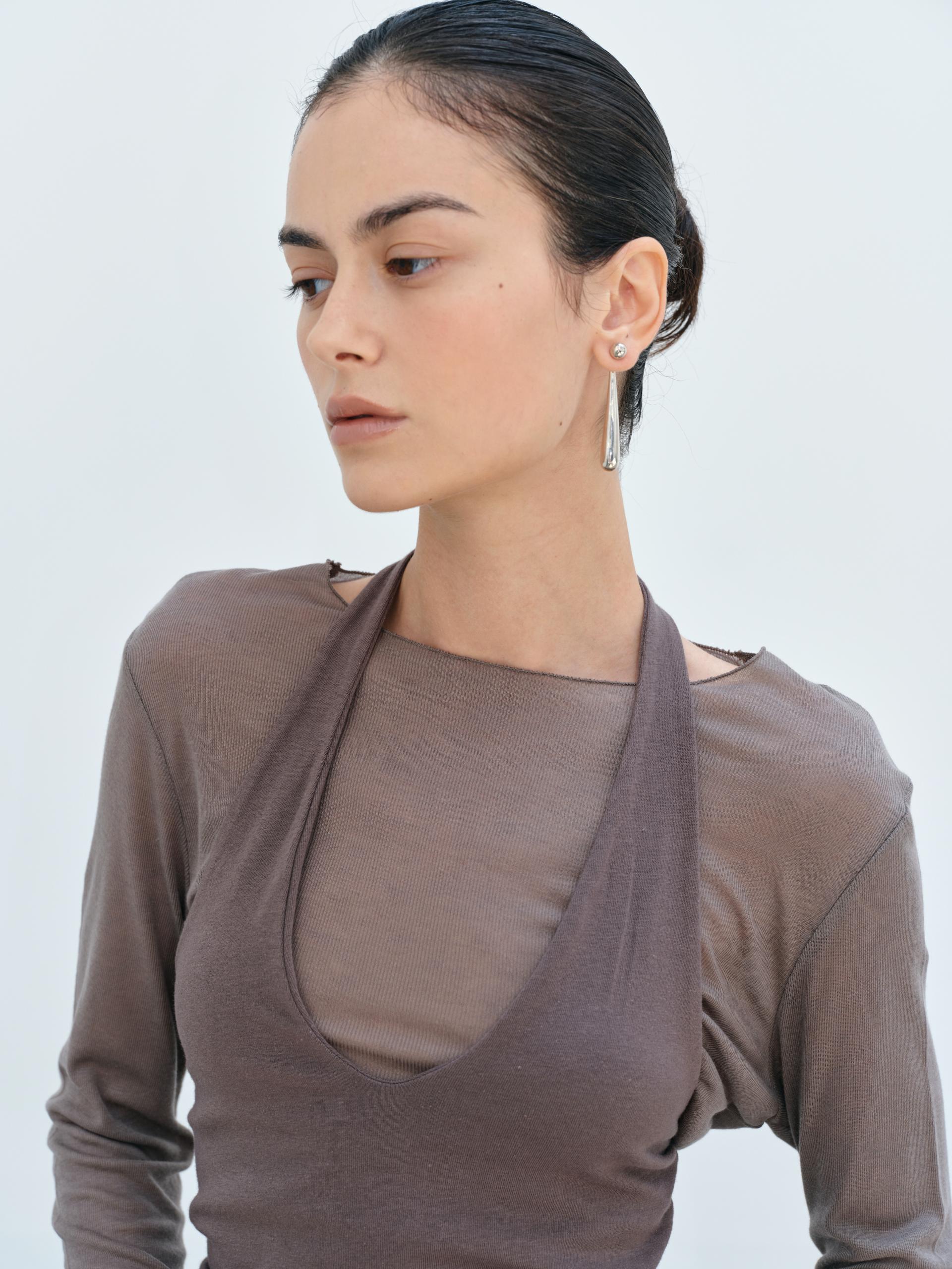 Tencel Long Sleeve · Taupe