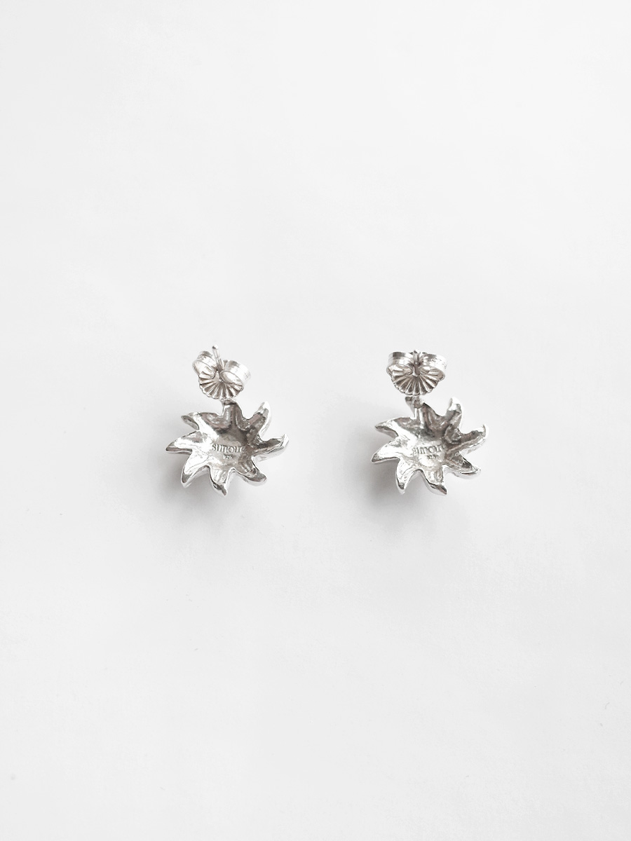 Sun Spiral Stud Earrings