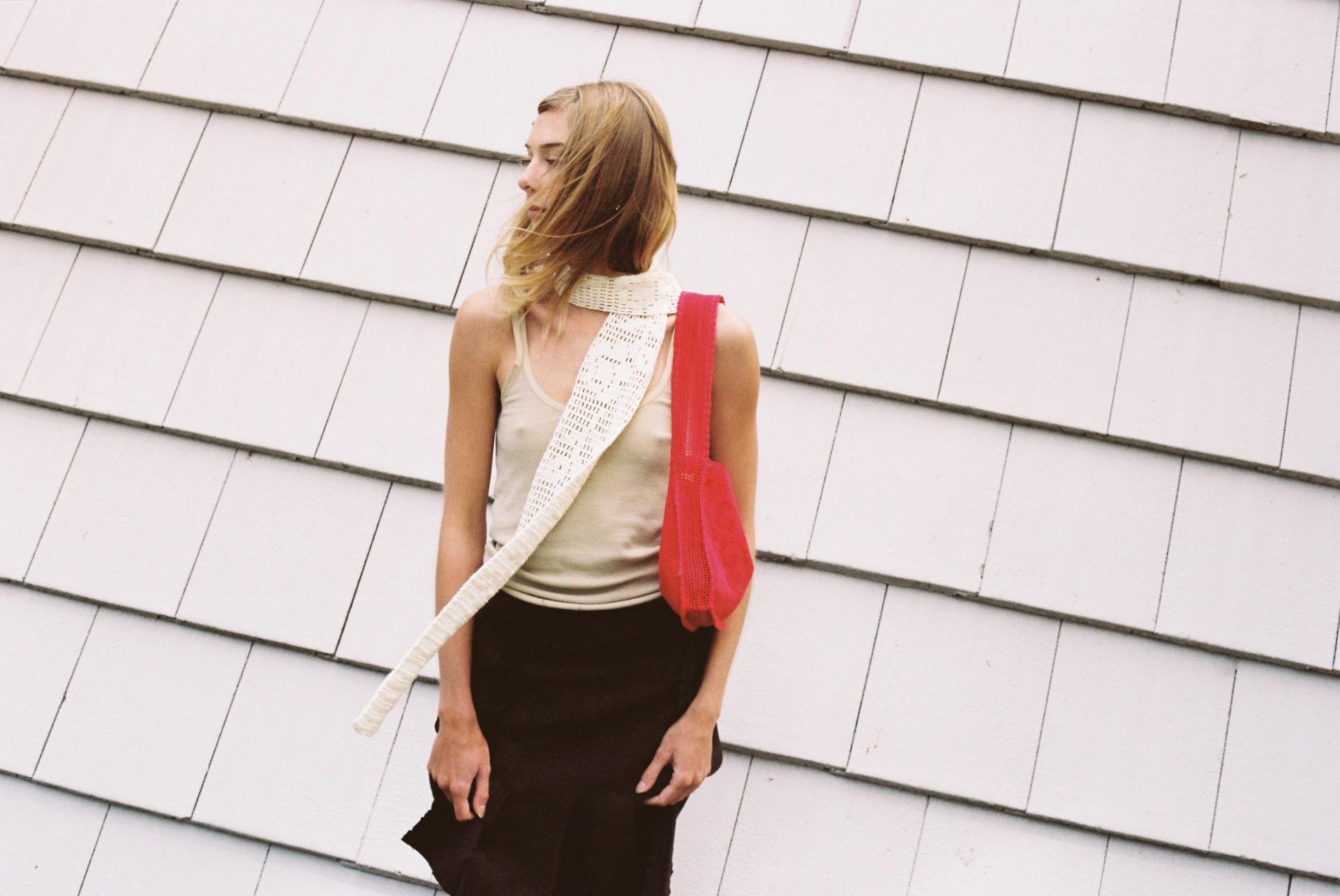 The Fountain Crochet Bag · Ruby