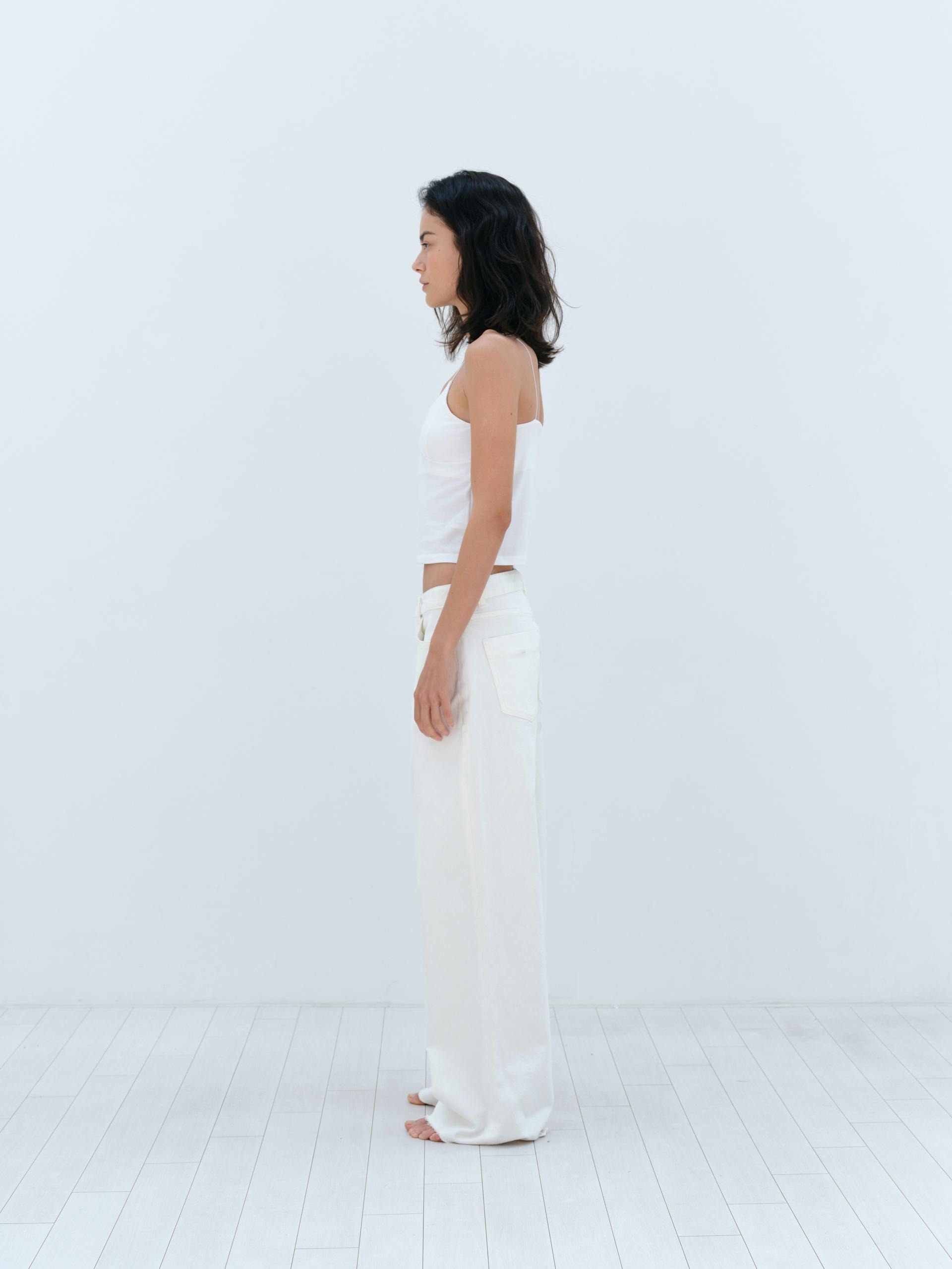 White Low Rise Jean