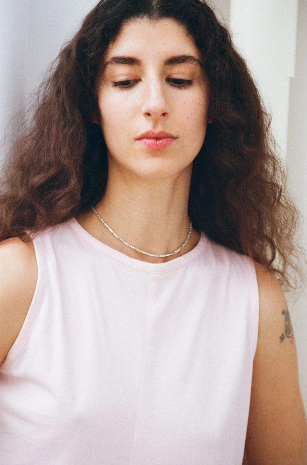 Pave necklace · Silver