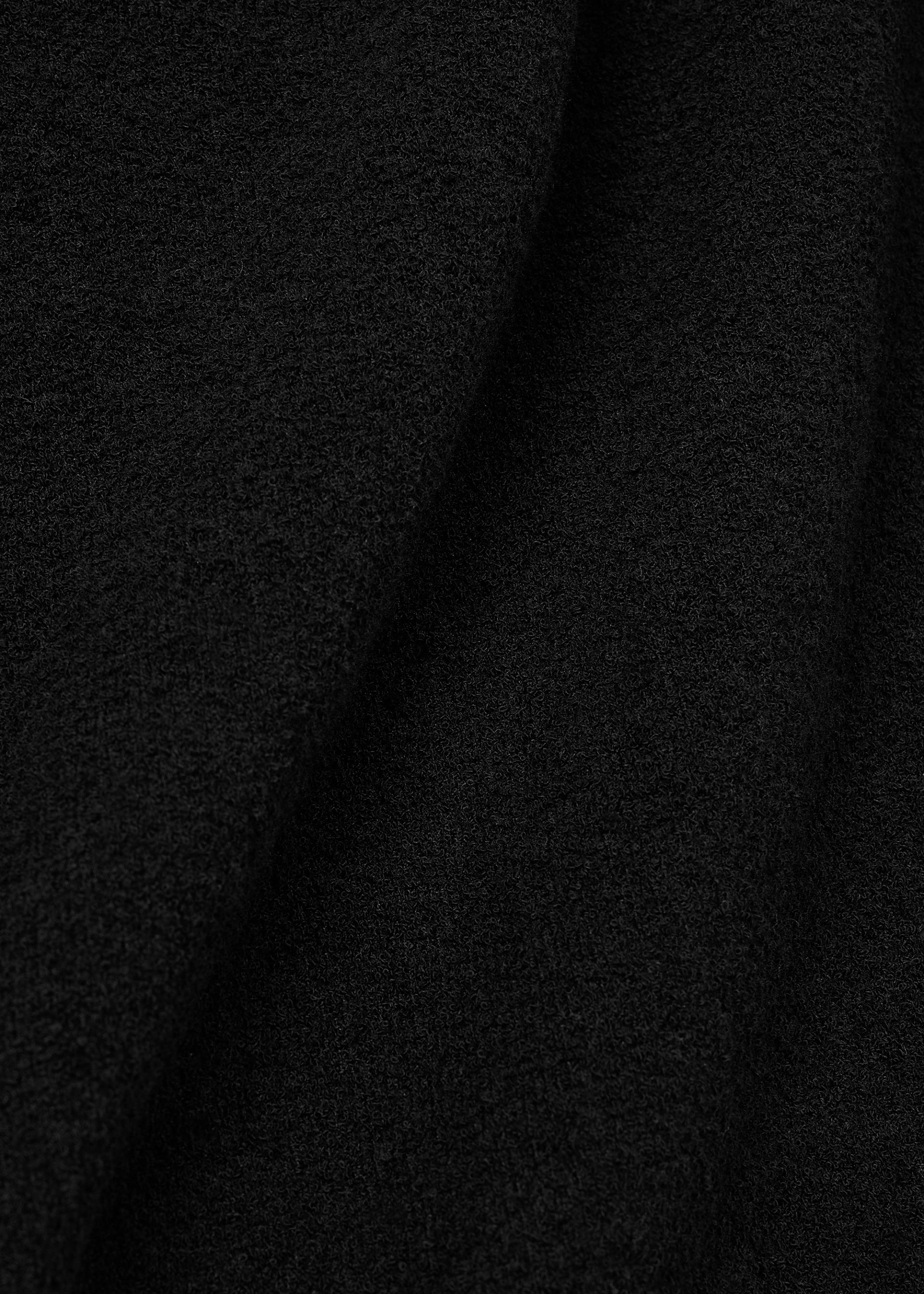 Boucle Knit Bandeau · Black