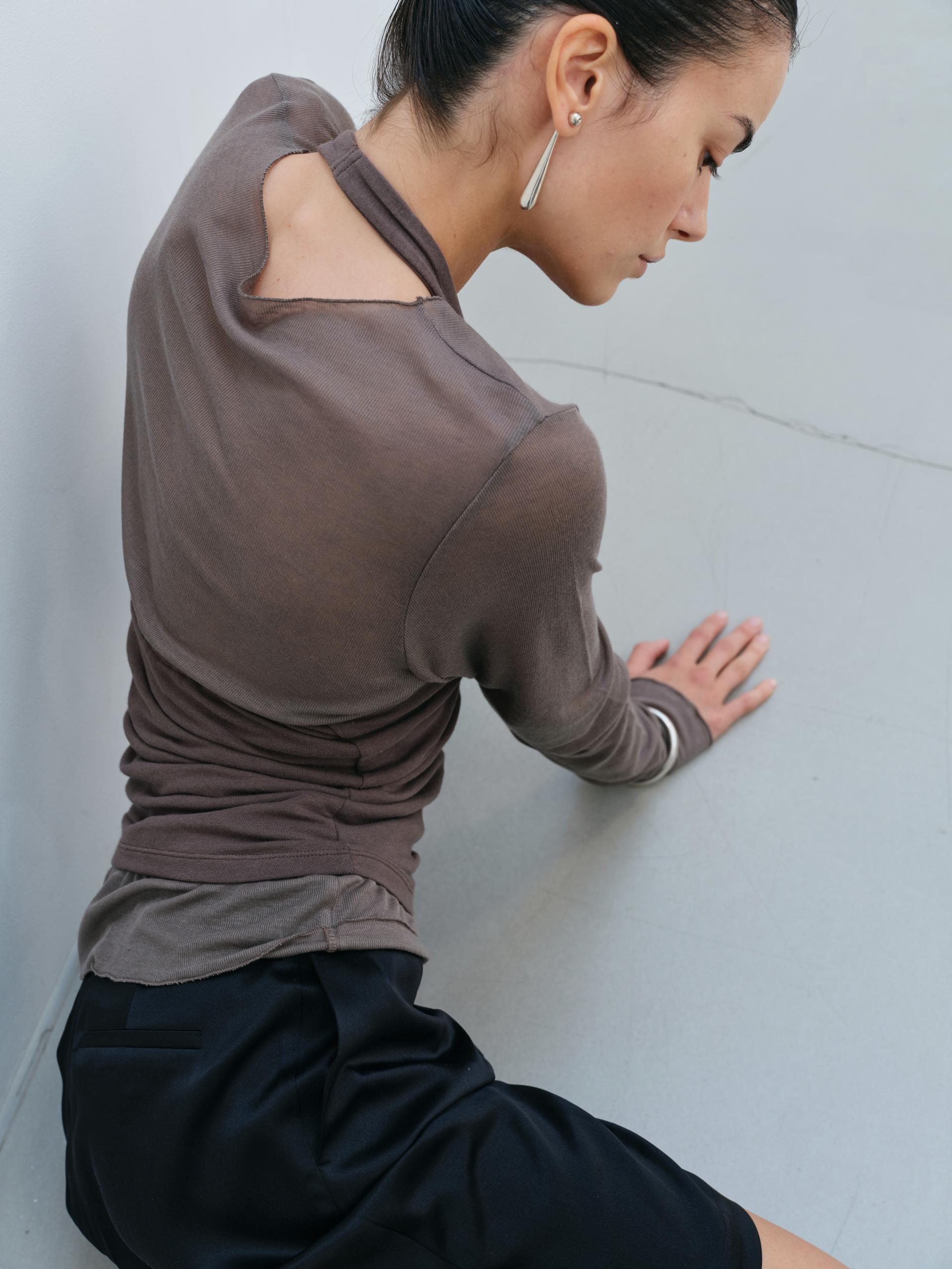 Tencel Long Sleeve · Taupe