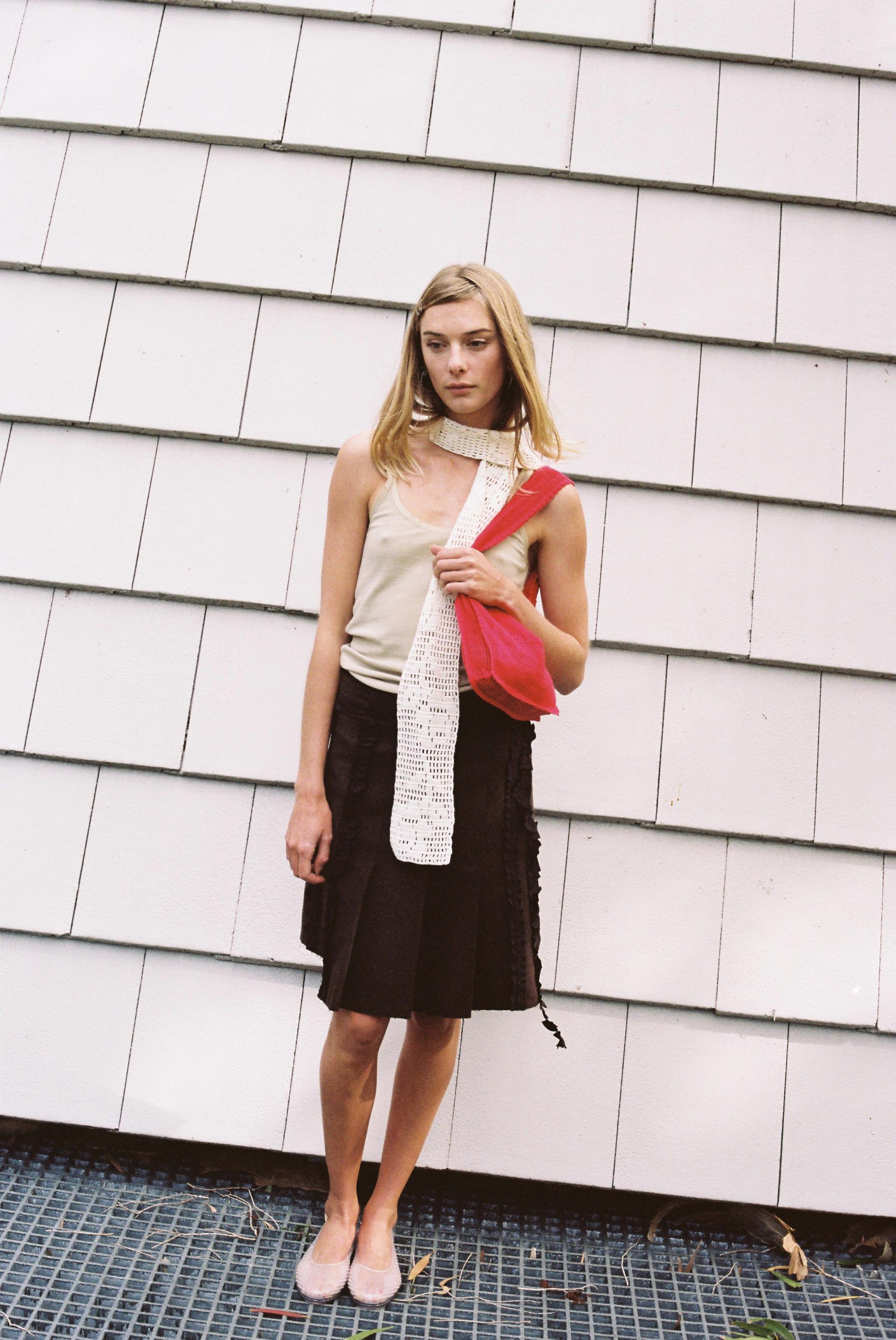 The Fountain Crochet Bag · Ruby