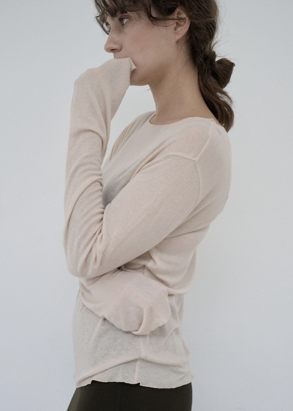 Tencel Long Sleeve · Nude