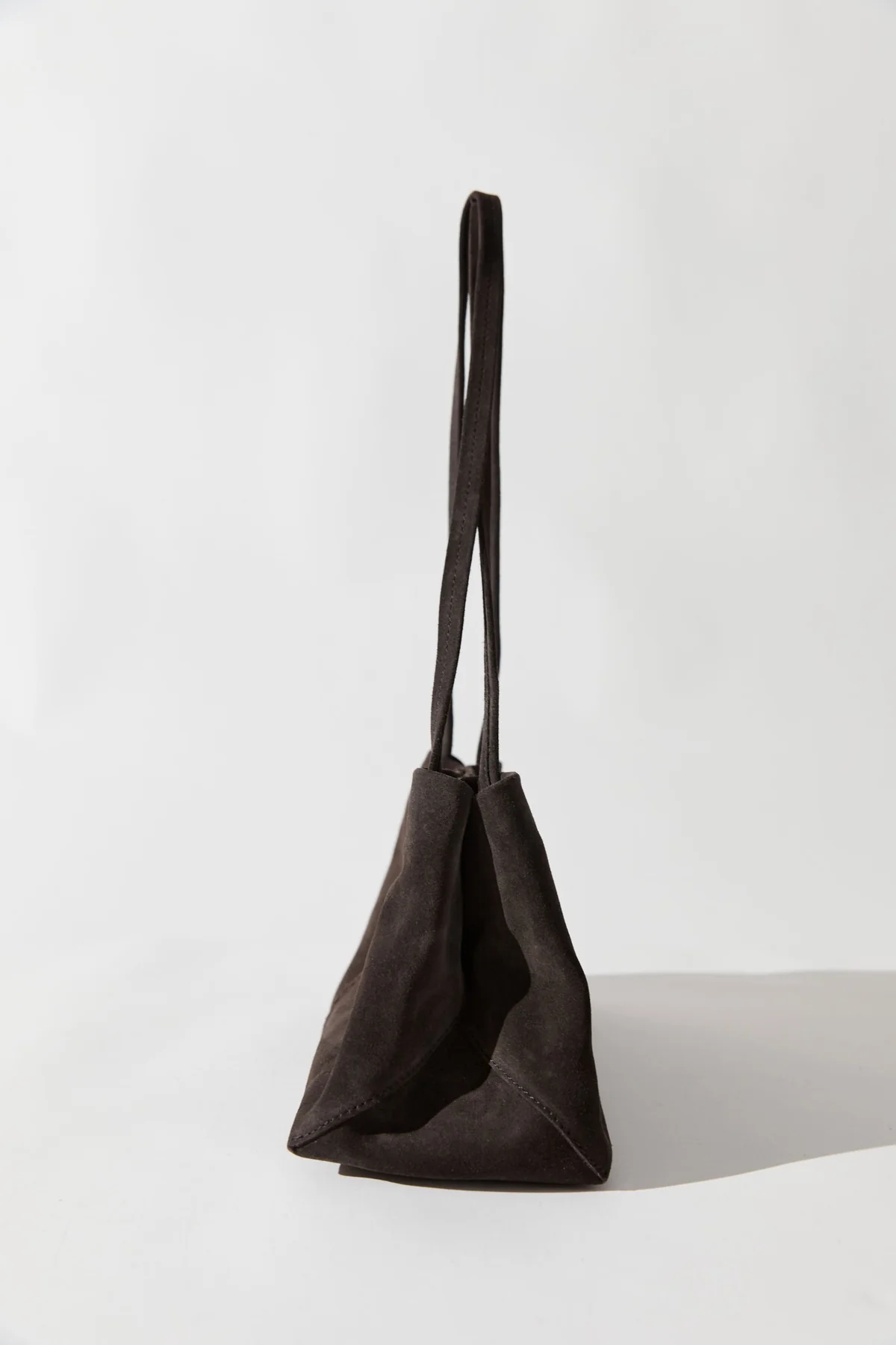 Suede Origami Tote ·Coffee