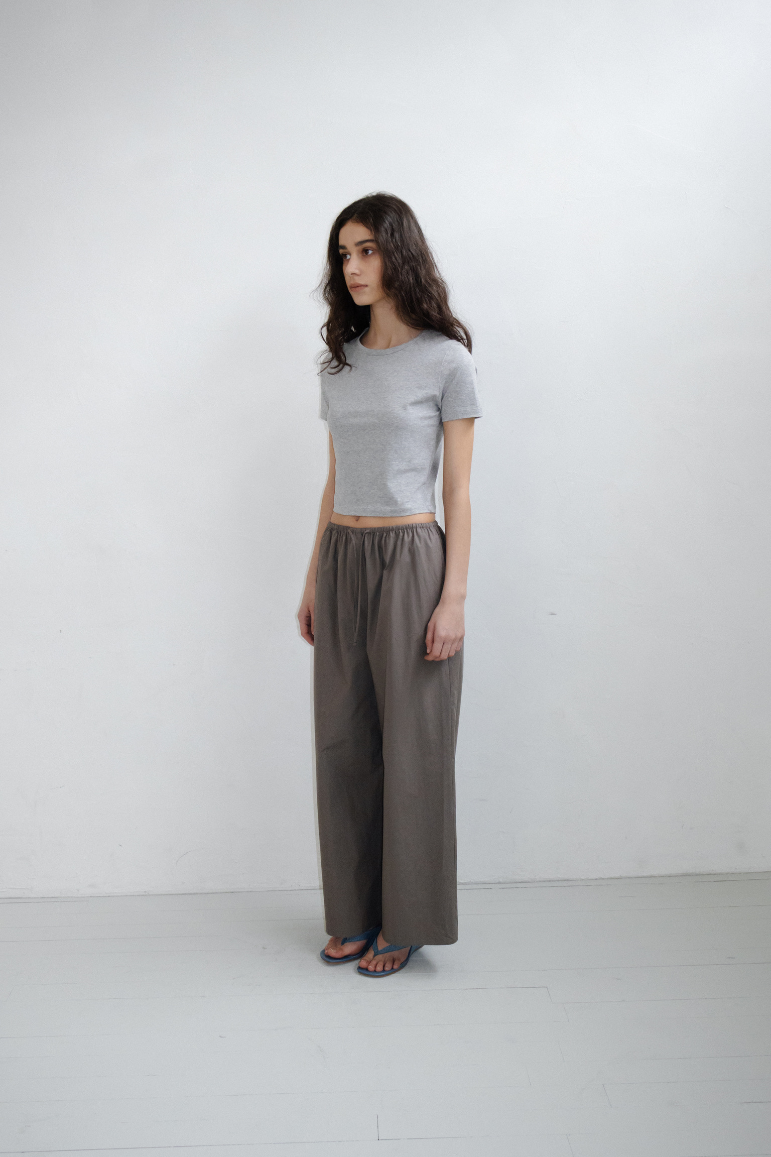 Lightly Cotton Pants · Brown