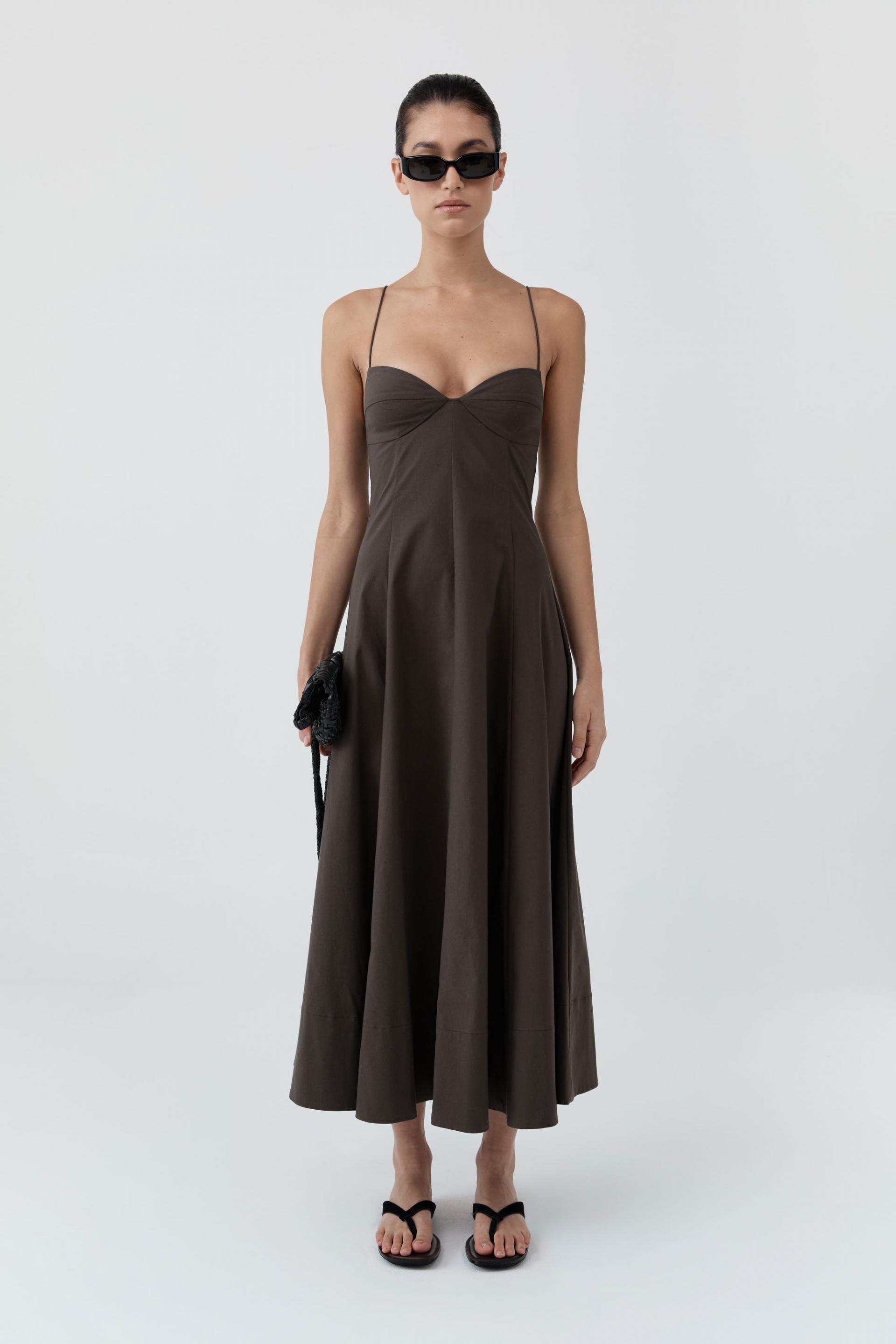 Cami Dress · Wood