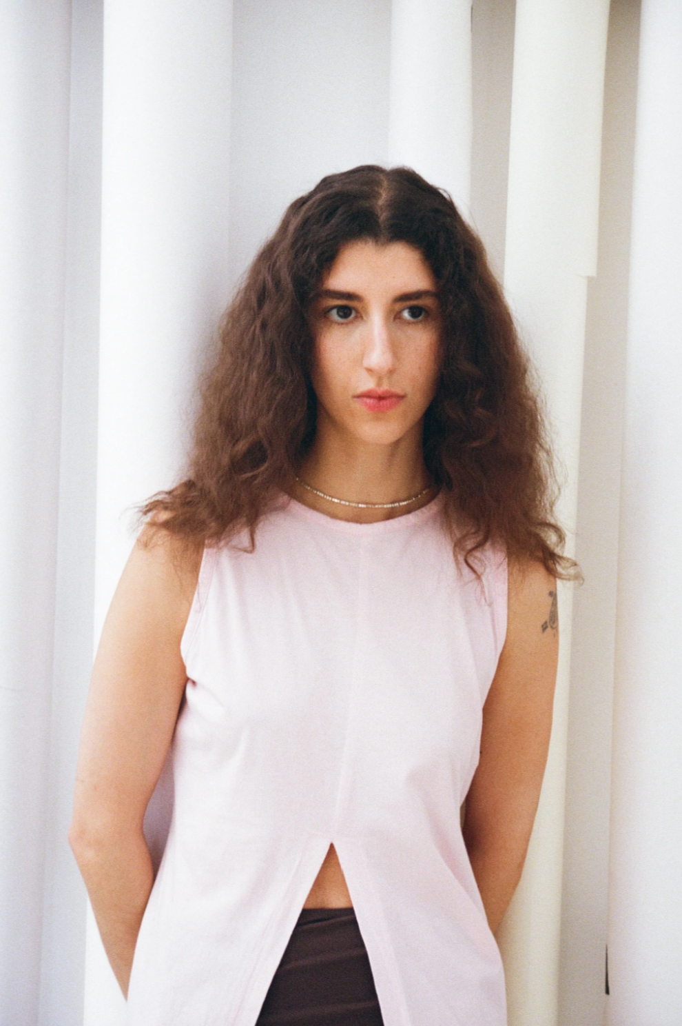Pave necklace · Silver