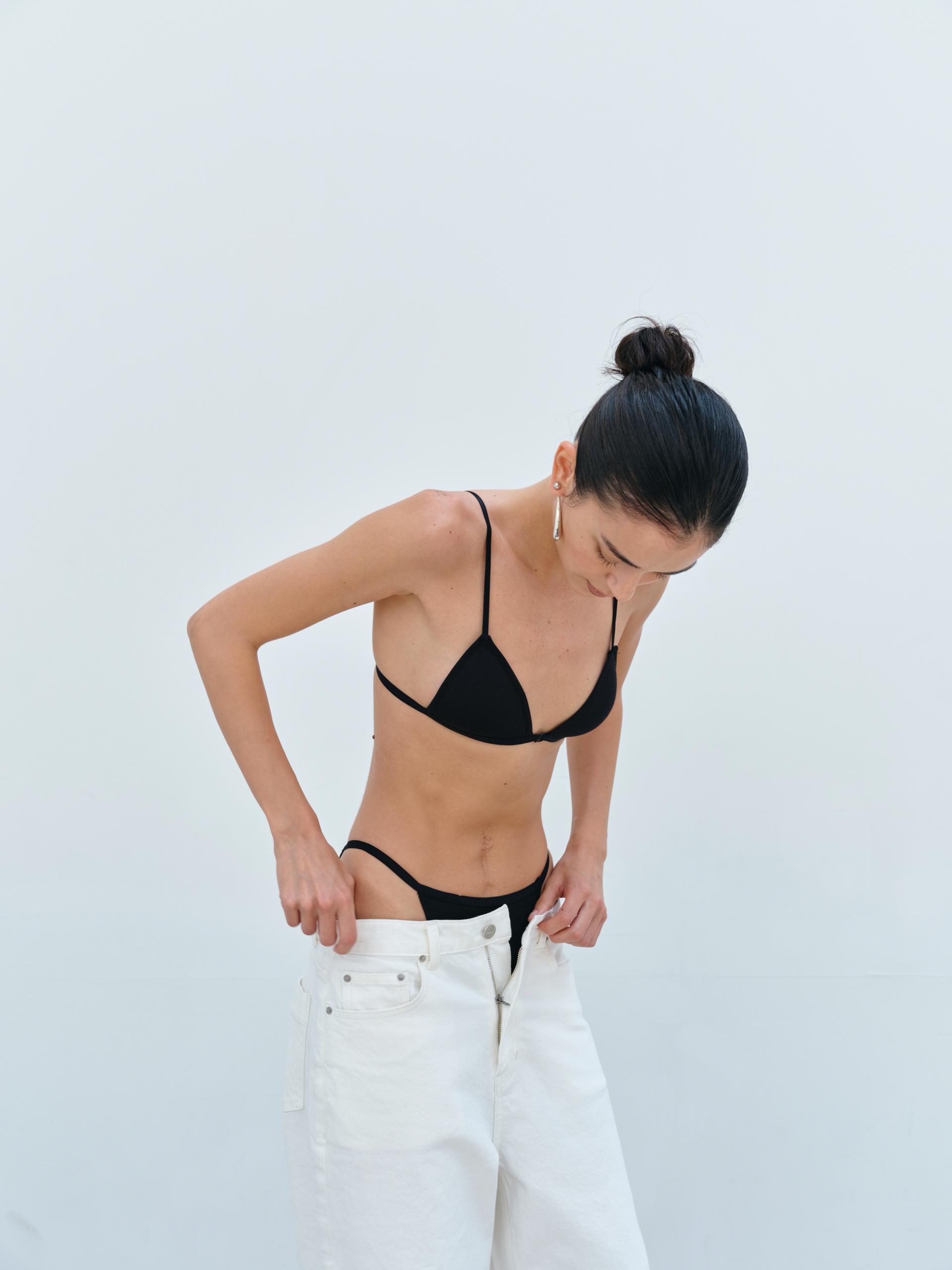 White Low Rise Jean