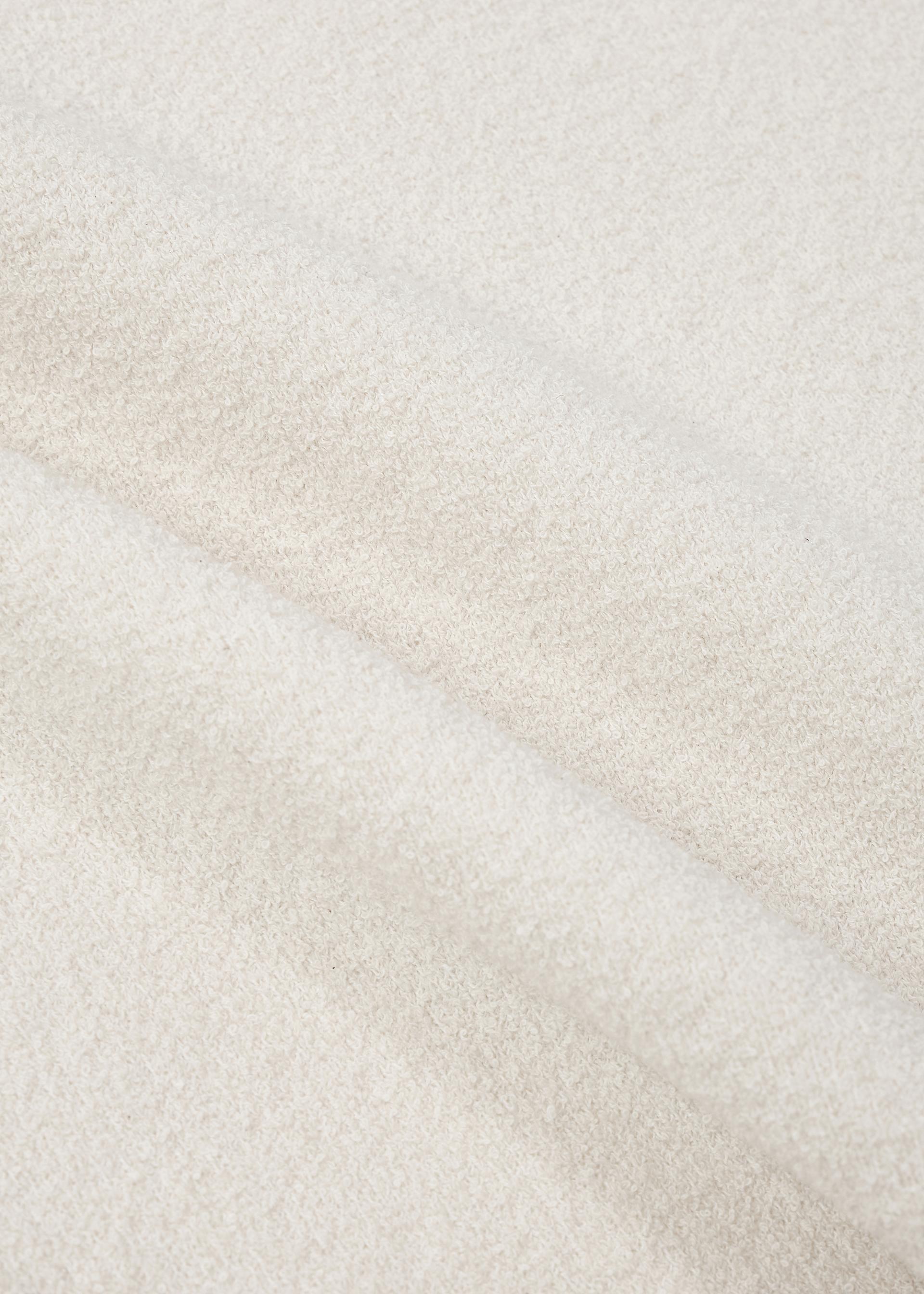 Boucle Knit Bandeau · Cream